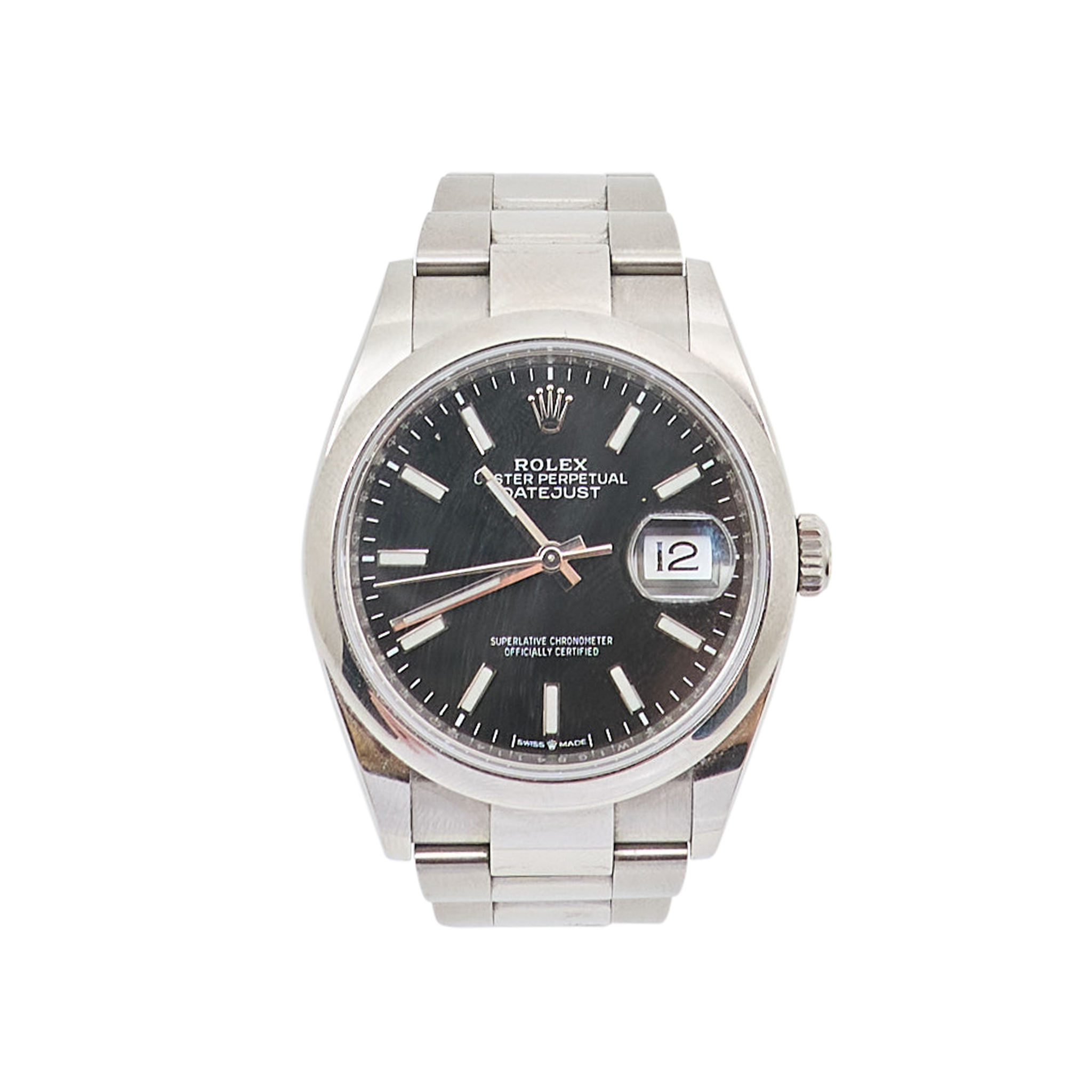 Rolex Datejust 36 Black Dial Oystersteel Watch