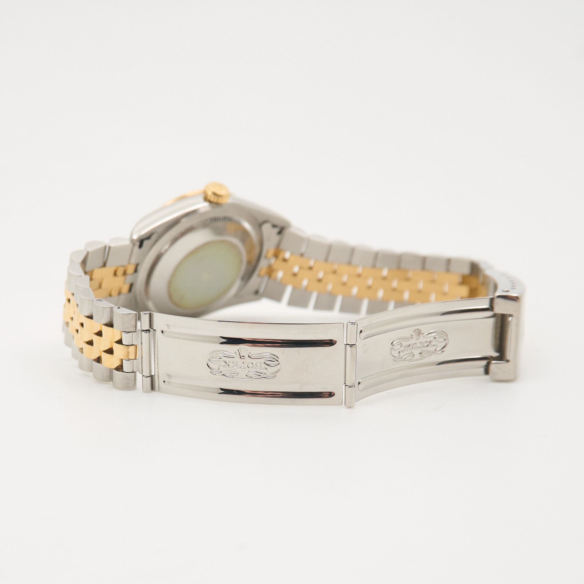 Rolex Datejust 36mm Black Diamond Dial Watch 16233