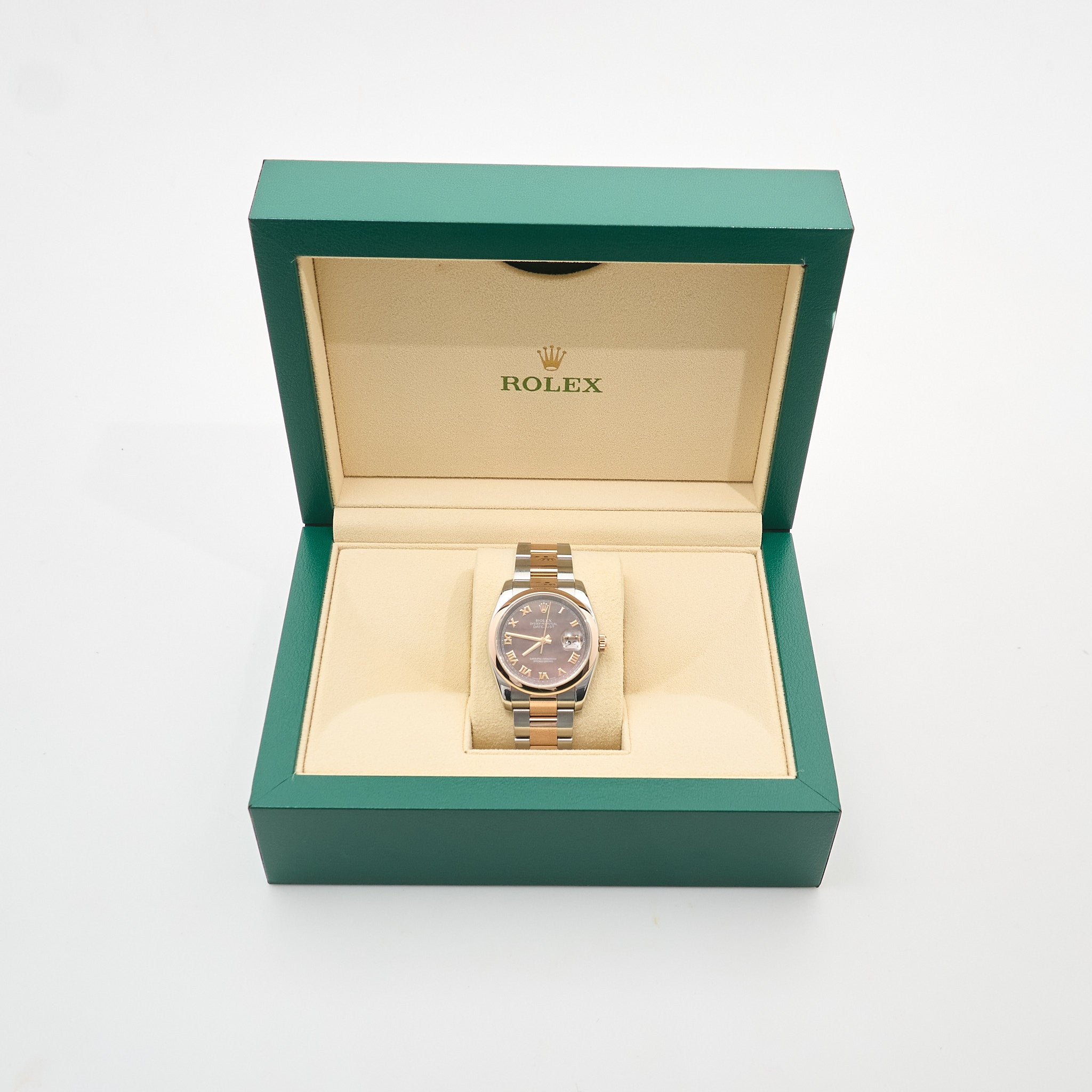 Rolex Datejust 36mm Everose Rolesor MOP Dial