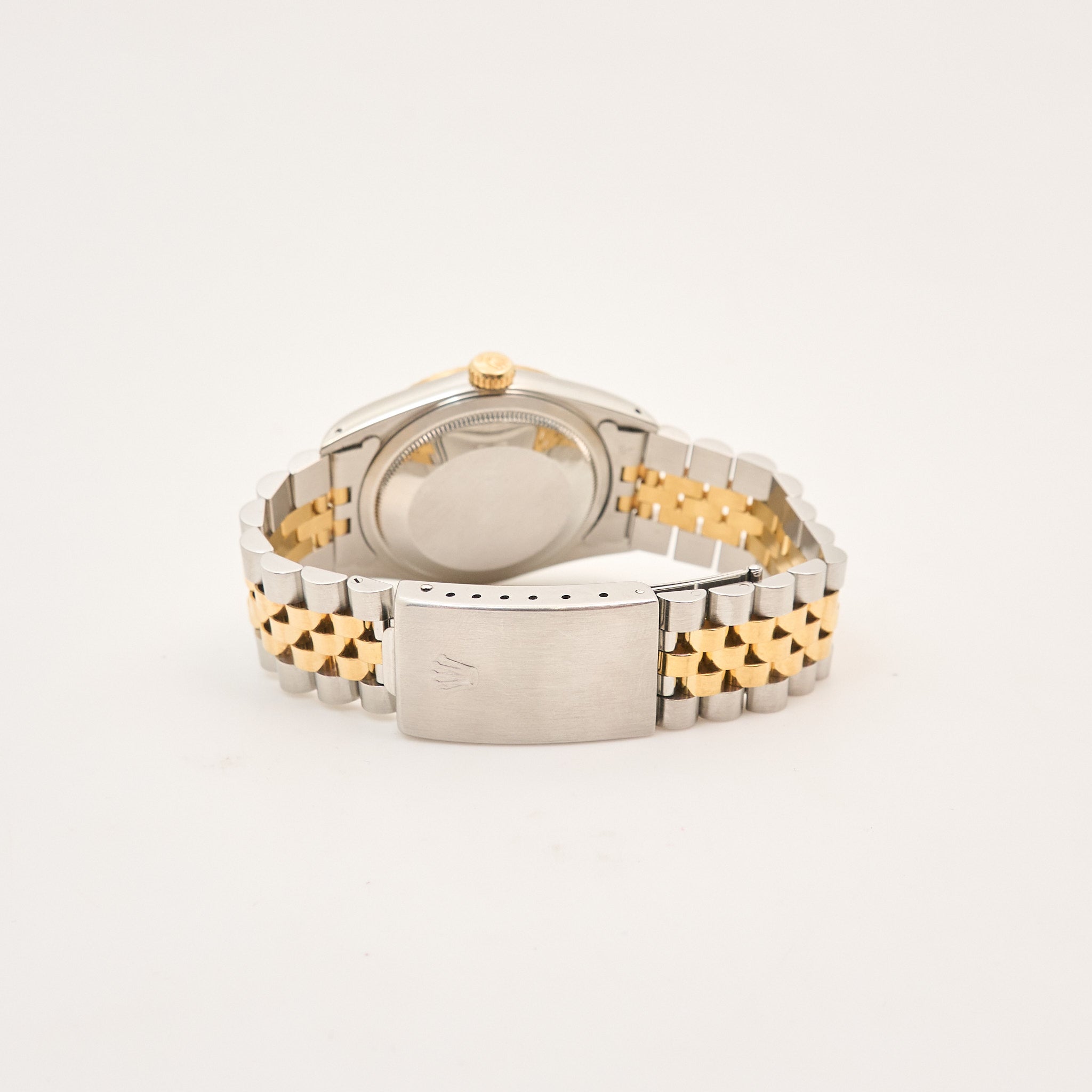 Rolex Datejust 36mm Two Tone Champagne Baton Dial