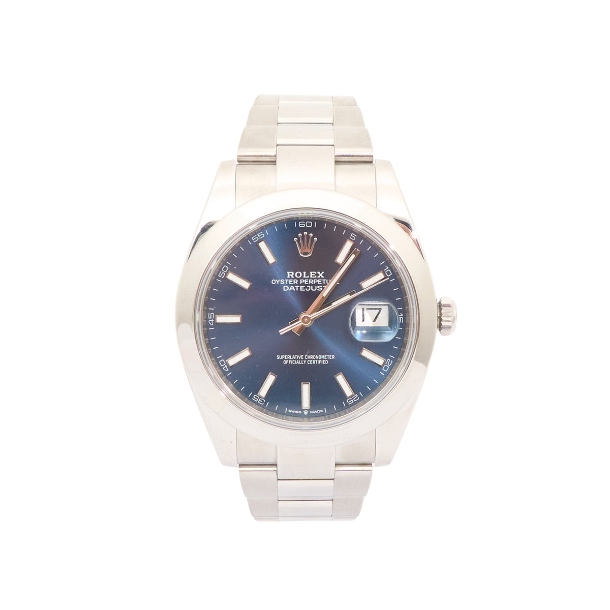 Rolex Datejust 41mm Oystersteel Blue Dial 126300