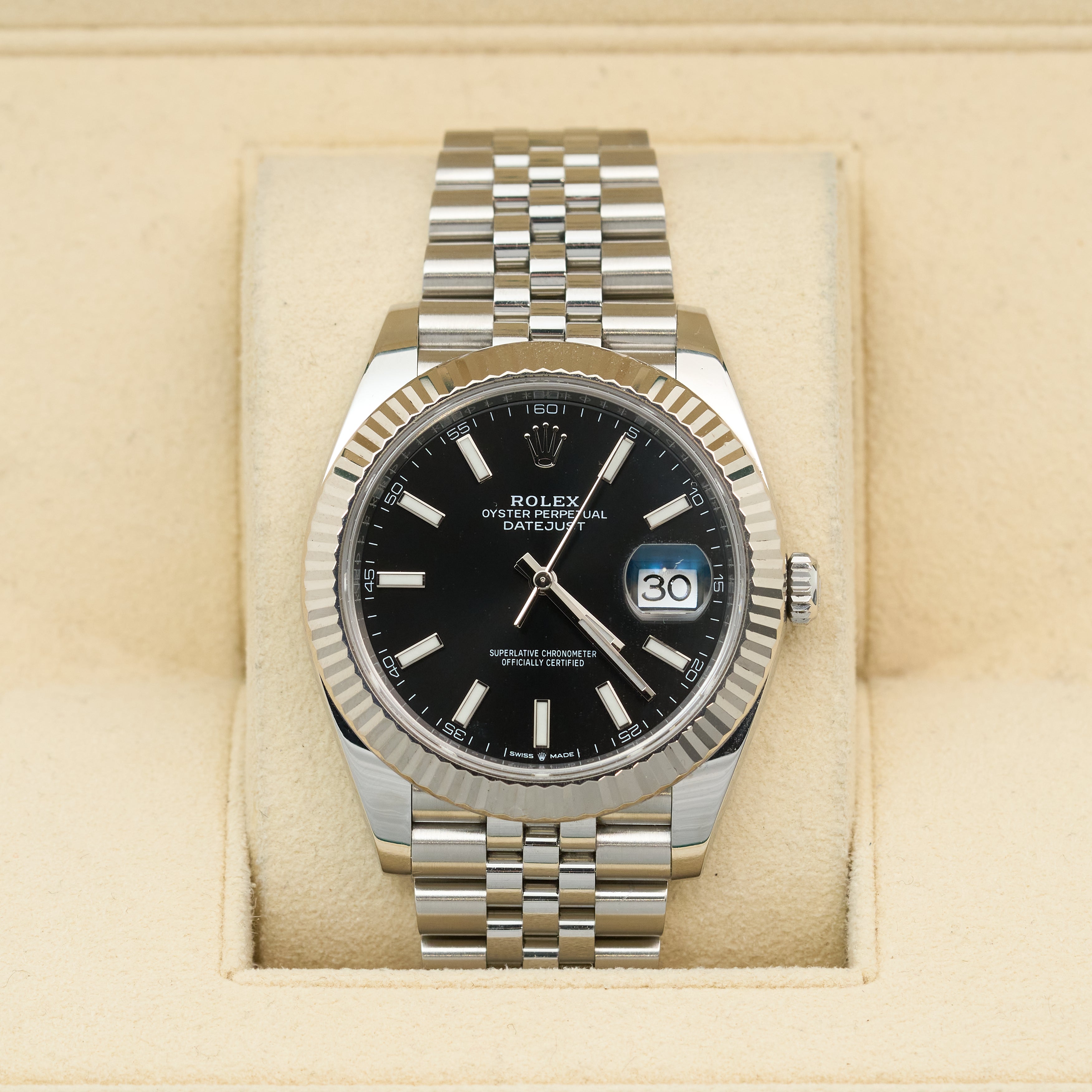 Rolex Datejust 41 Jubilee Black Dial