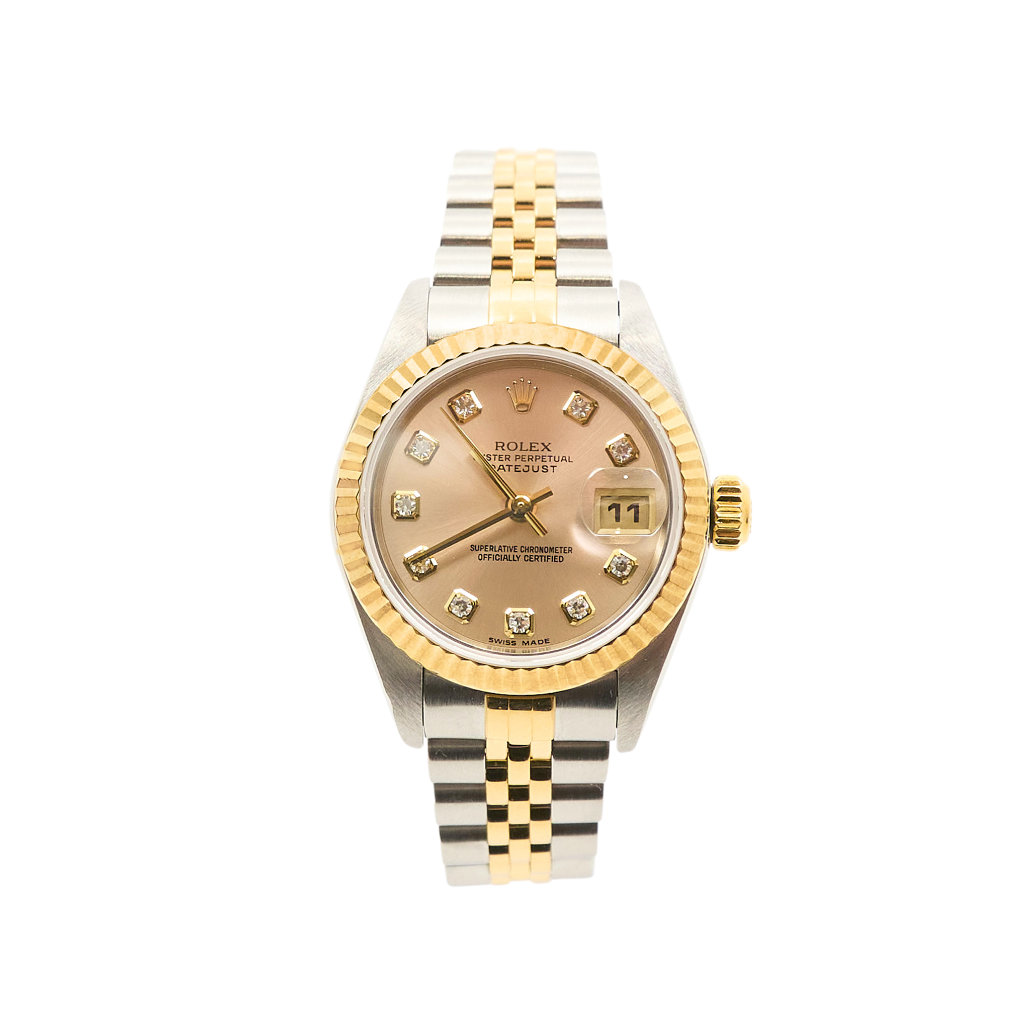 Rolex Lady Datejust 26 Champagne DIamond Dial