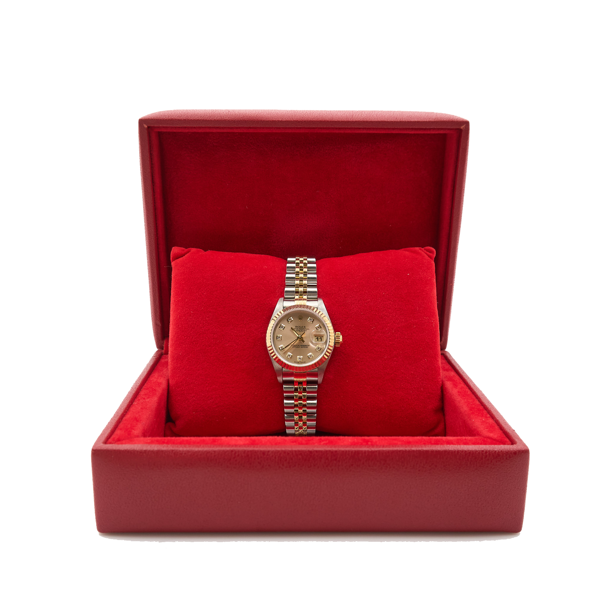 Rolex Lady Datejust 26 Champagne DIamond Dial