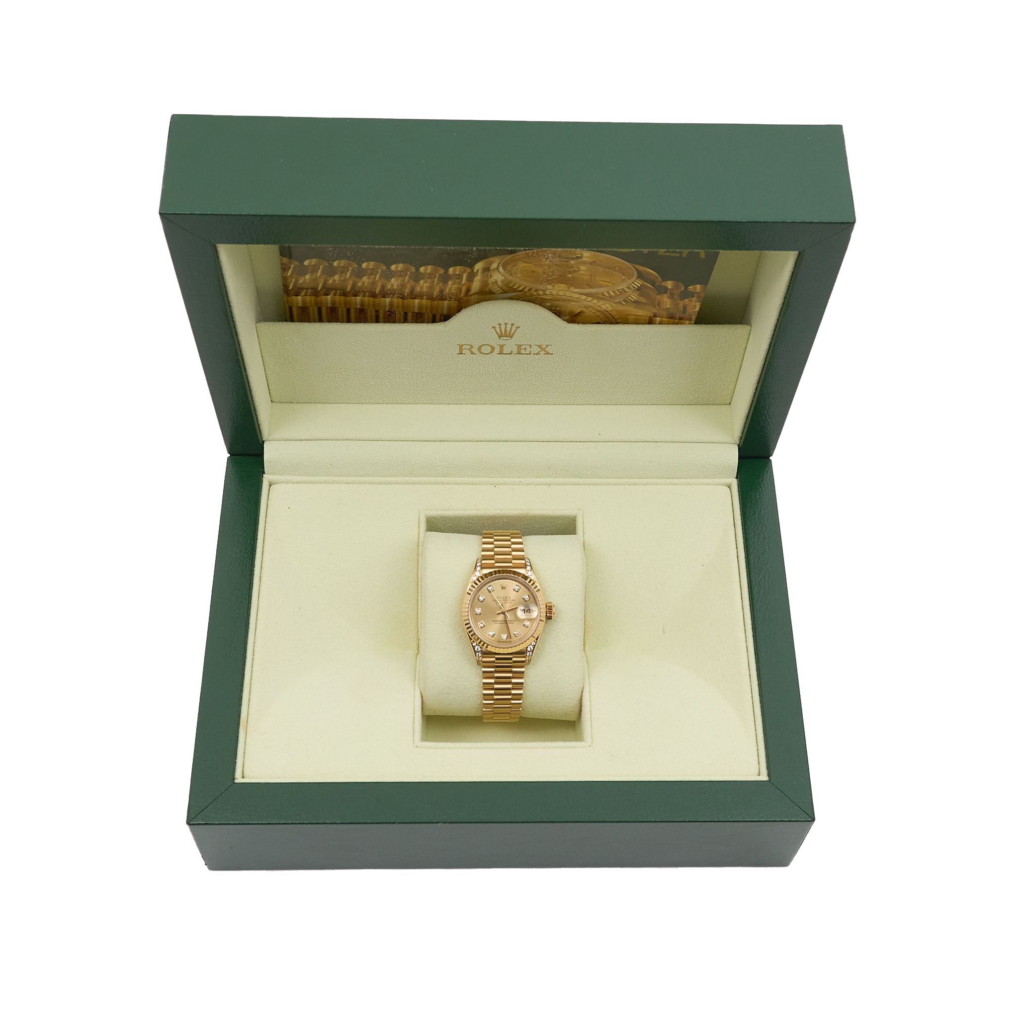 Rolex Ladies DateJust 18ct Diamond Lug