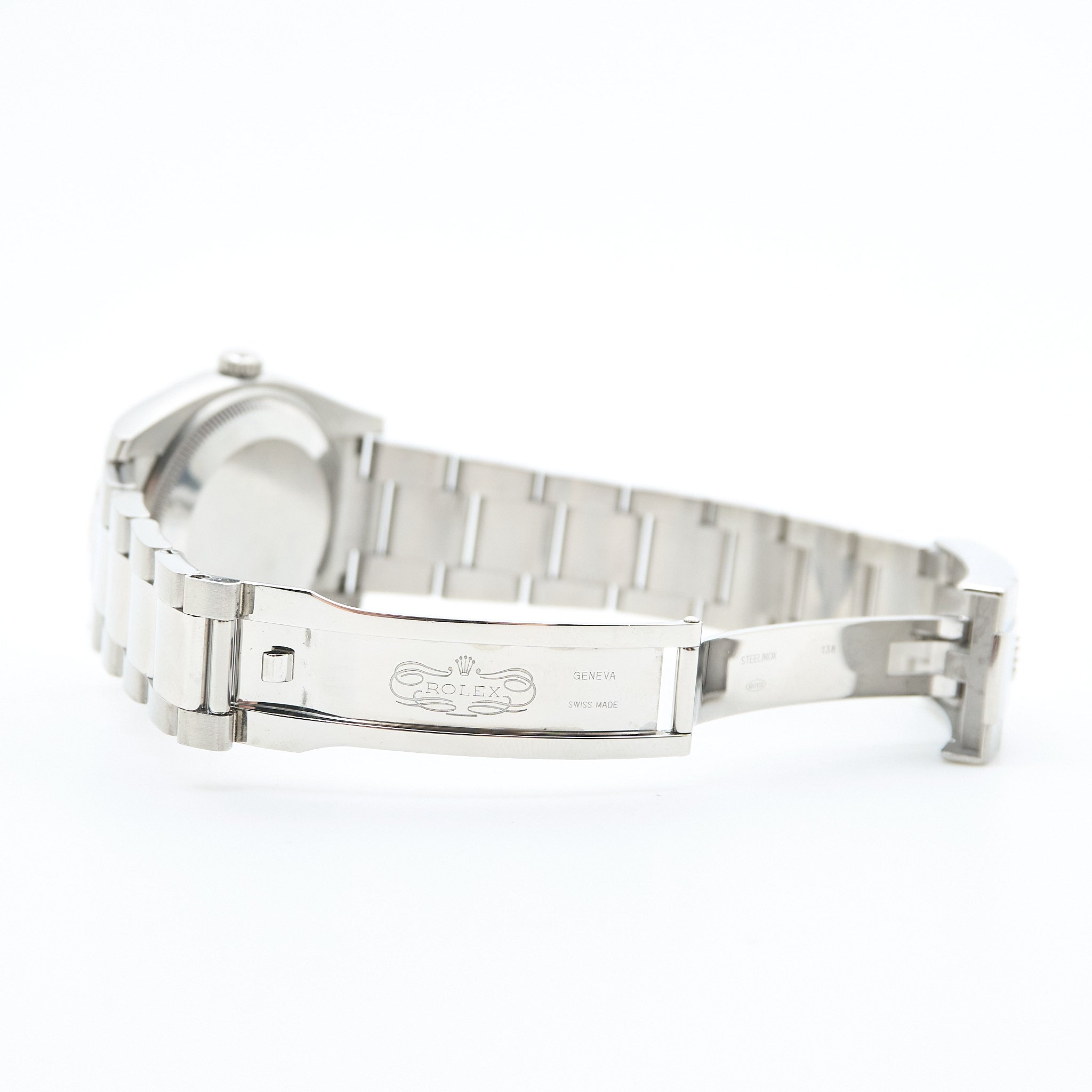 Rolex Oyster Perpetual Date 34mm Black Diamond Dial