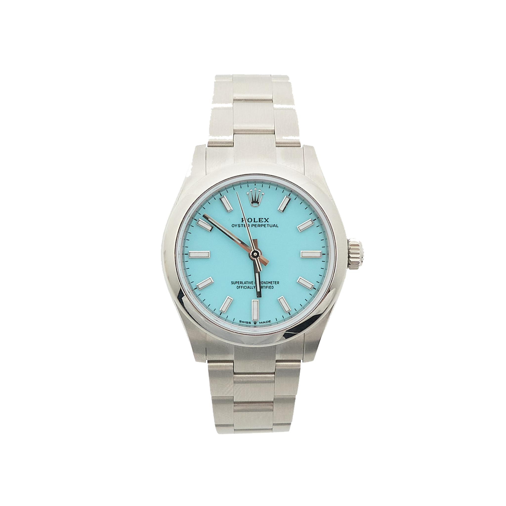 Rolex Oyster Perpetual 31 Turquoise Blue Dial