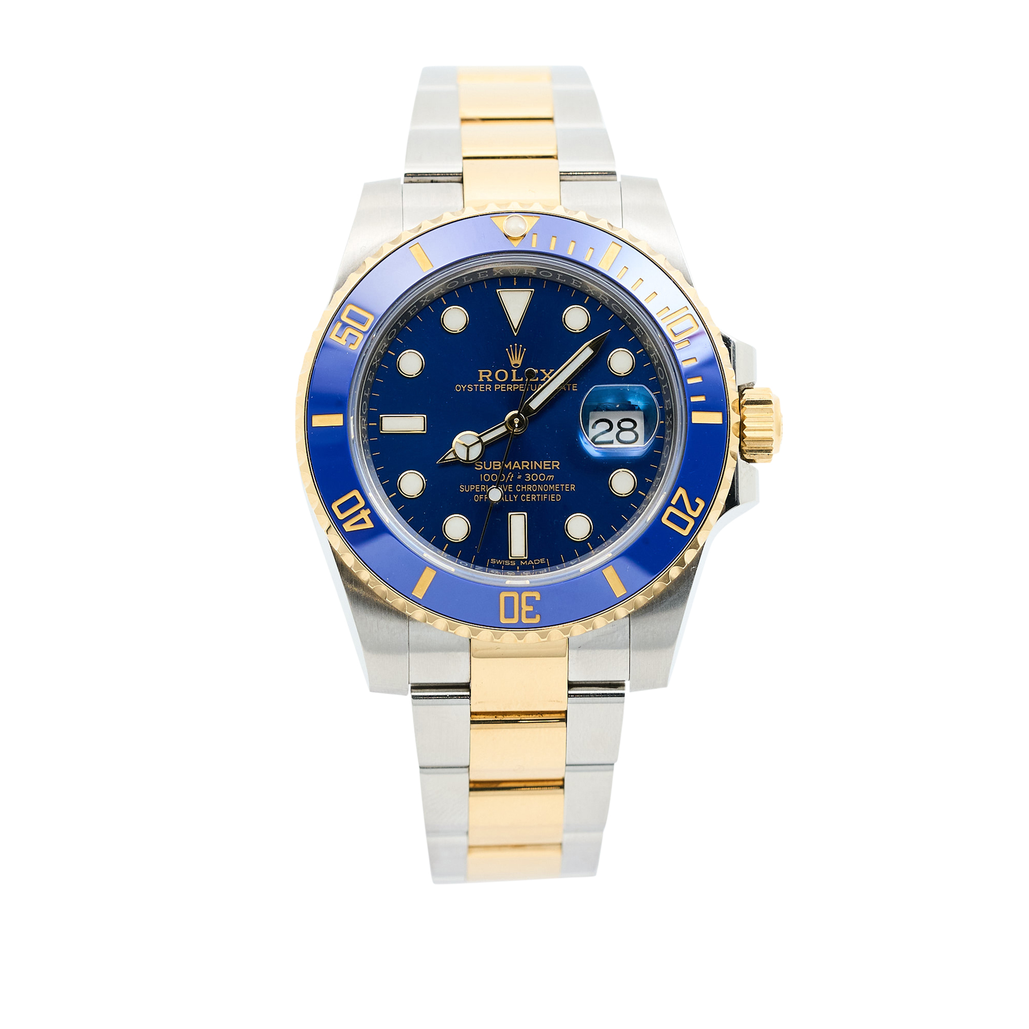 Rolex Two Tone Submariner (Blusey) 41mm Watch