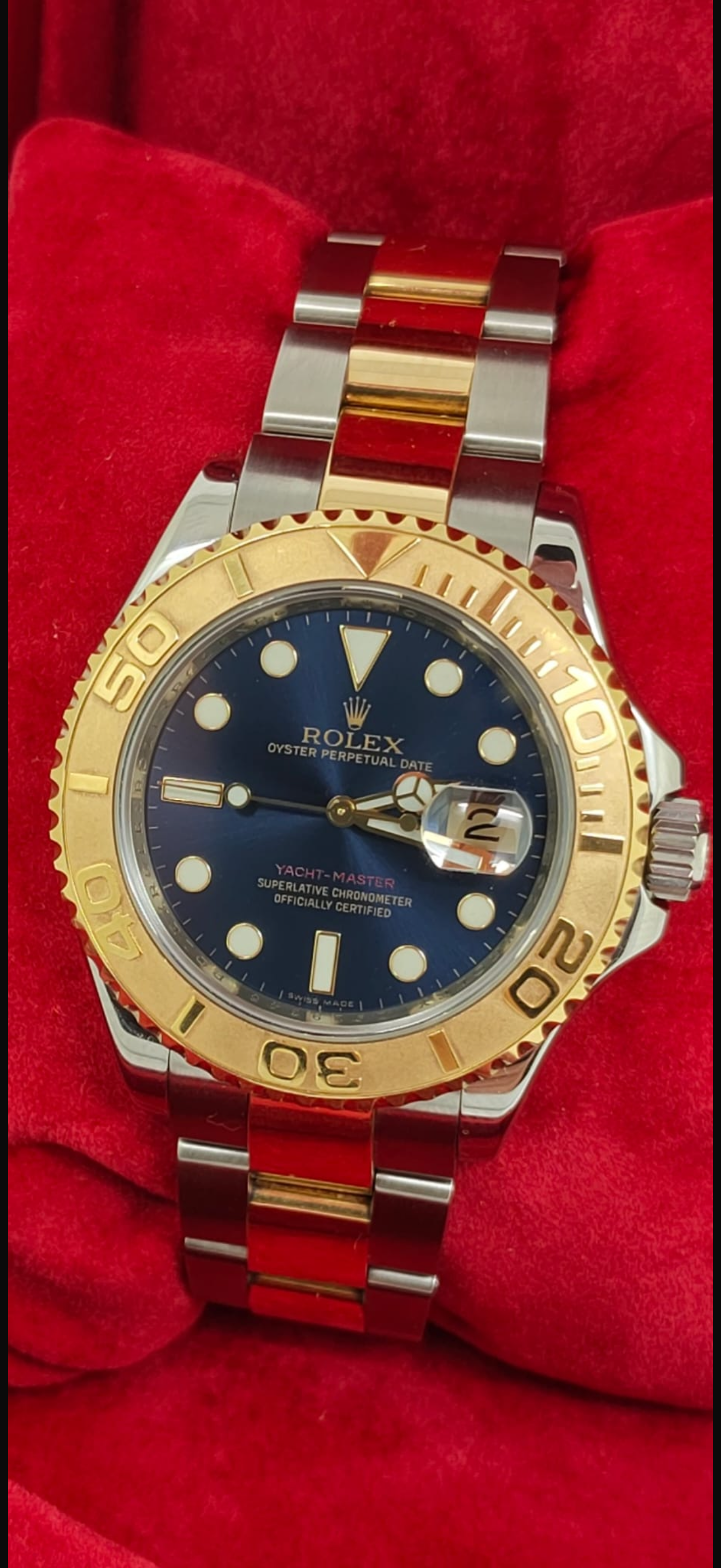 Rolex Yacht-Master 40mm 16623 Blue Dial