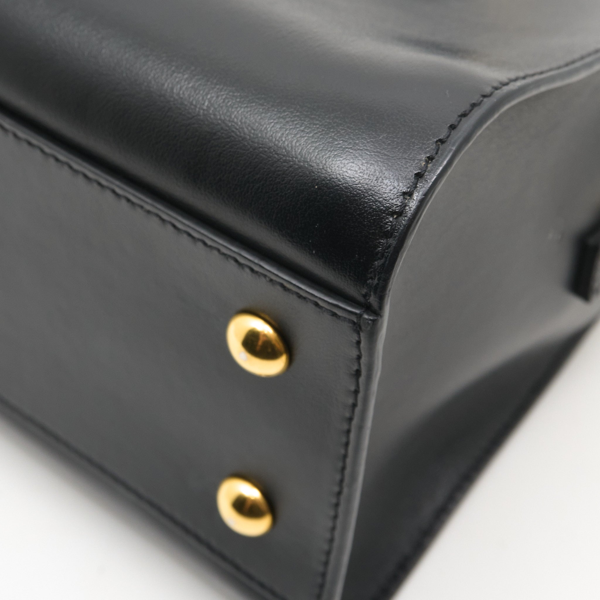 Saint Laurent Cabas Handbag In Black Leather