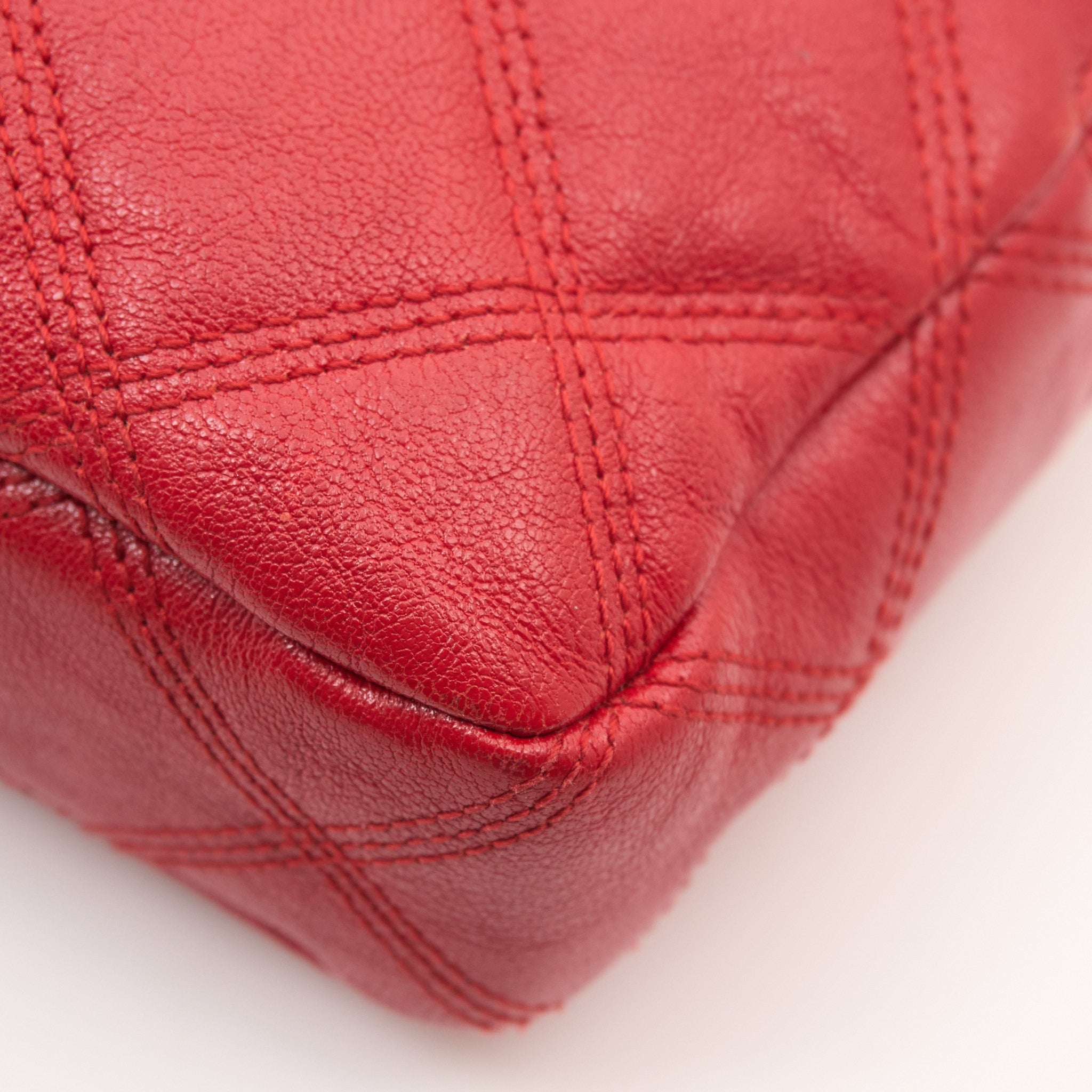 Saint Laurent Becky Double-Zip Red Crossbody Bag