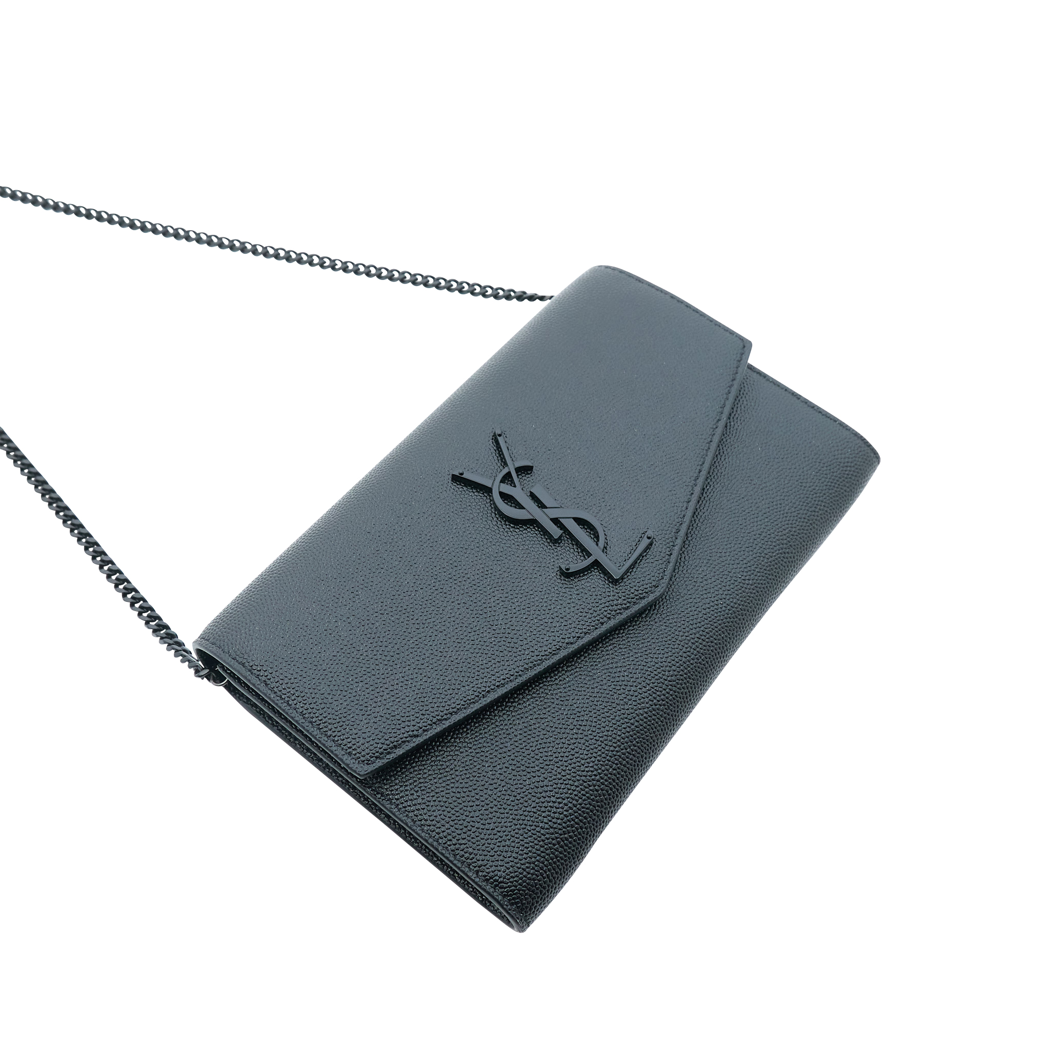 Saint Laurent Uptown Wallet On Chain Black Bag
