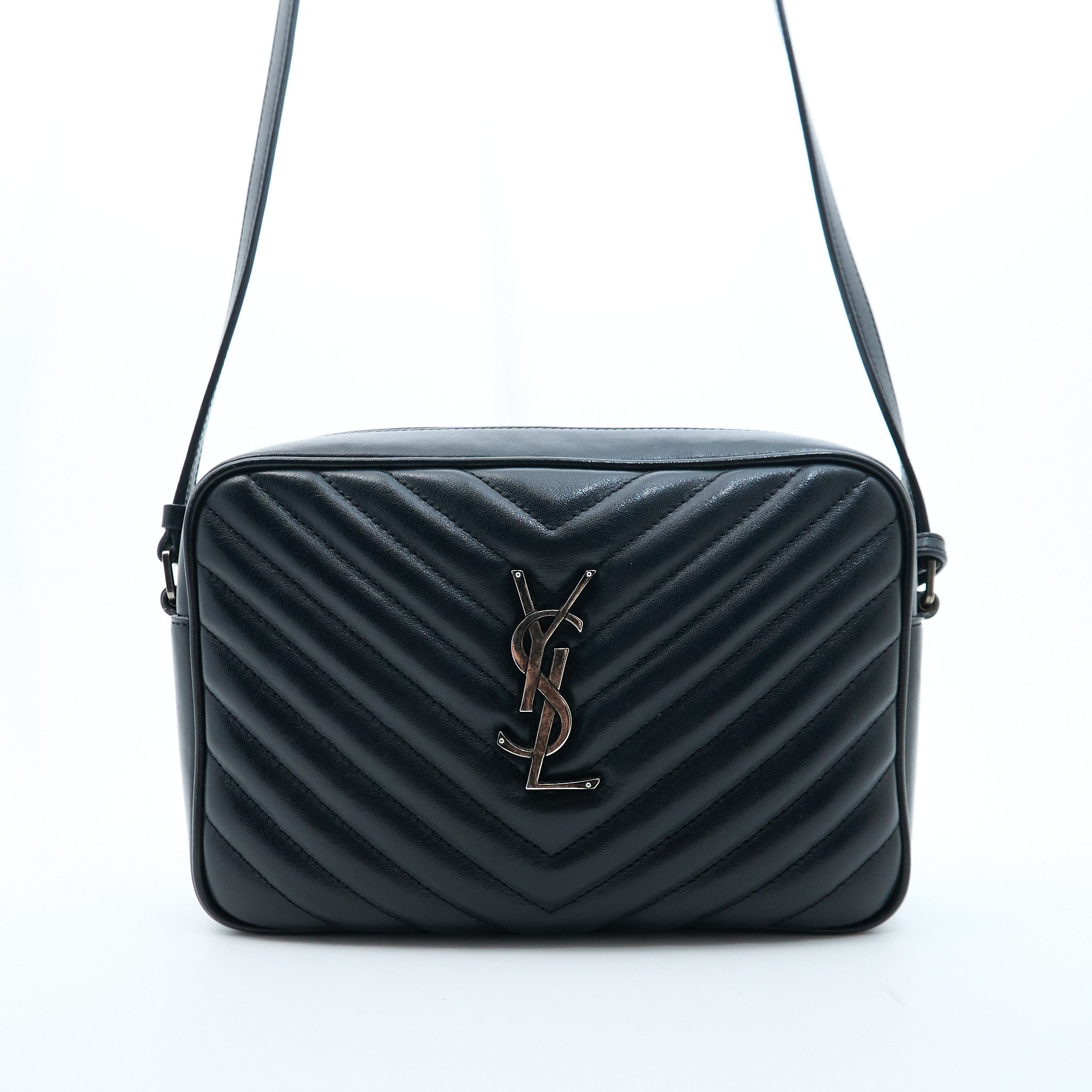 Saint Laurent Lou Quilted Camera Bag