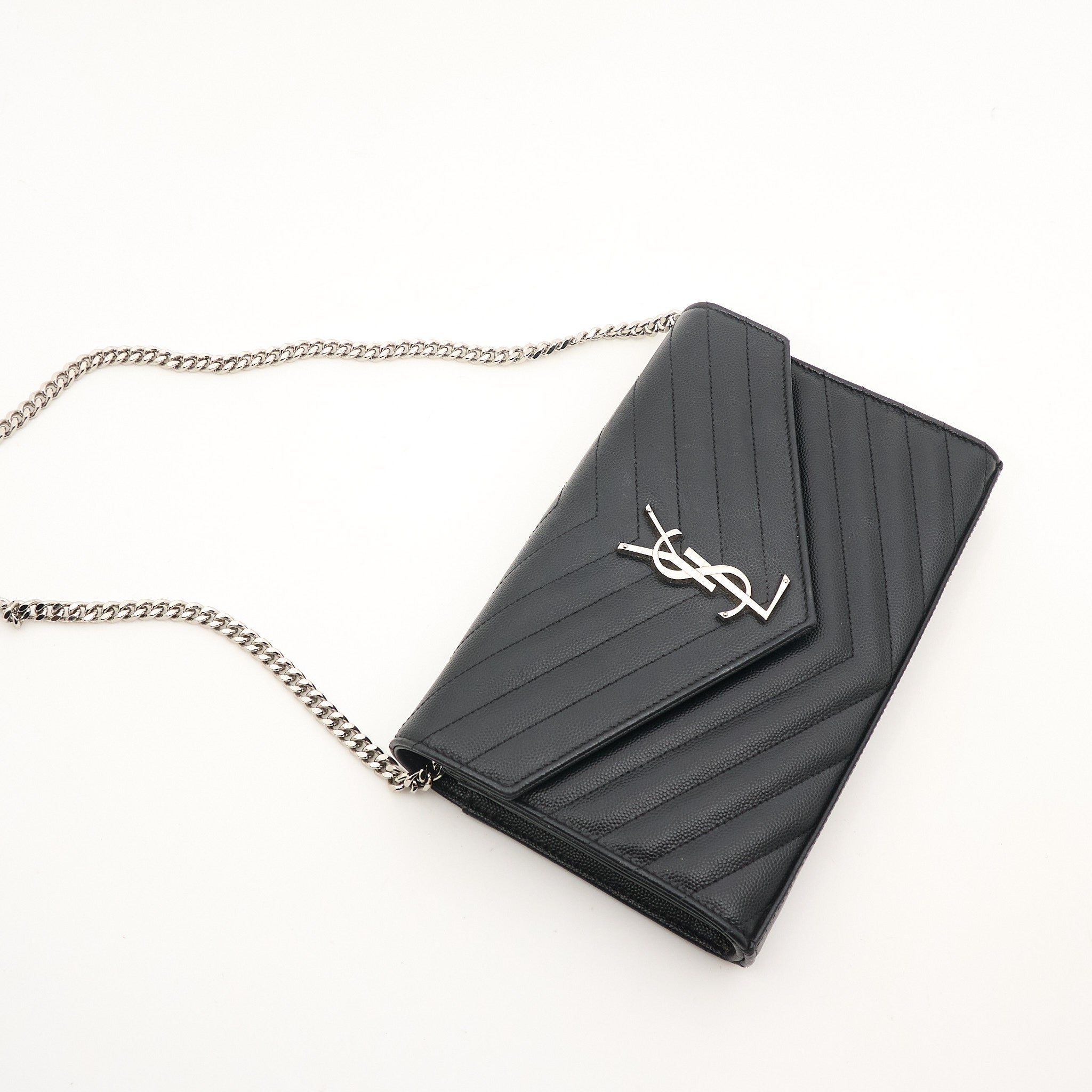 Saint Laurent Wallet on Chain Black Bag