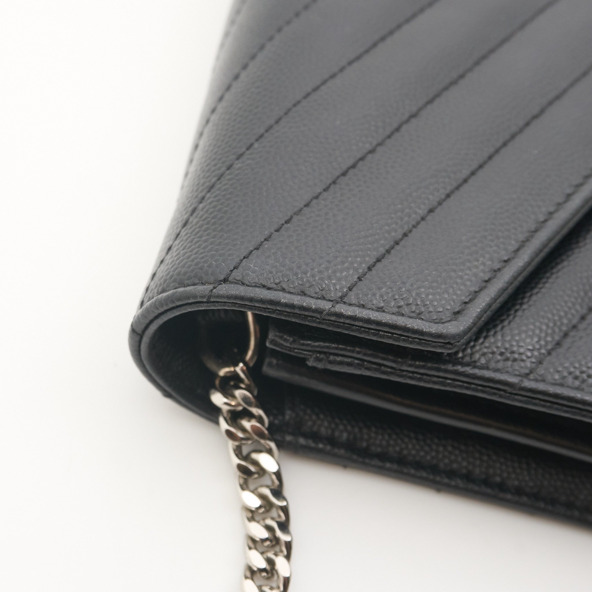 Saint Laurent Wallet on Chain Black Bag