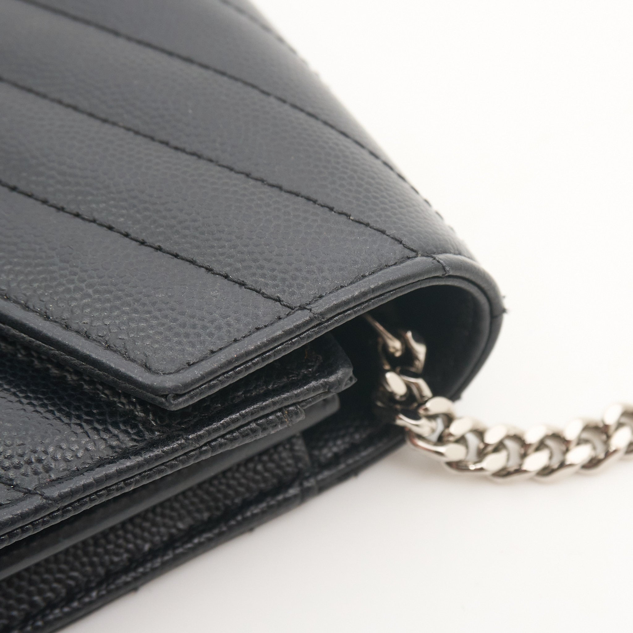 Saint Laurent Wallet on Chain Black Bag