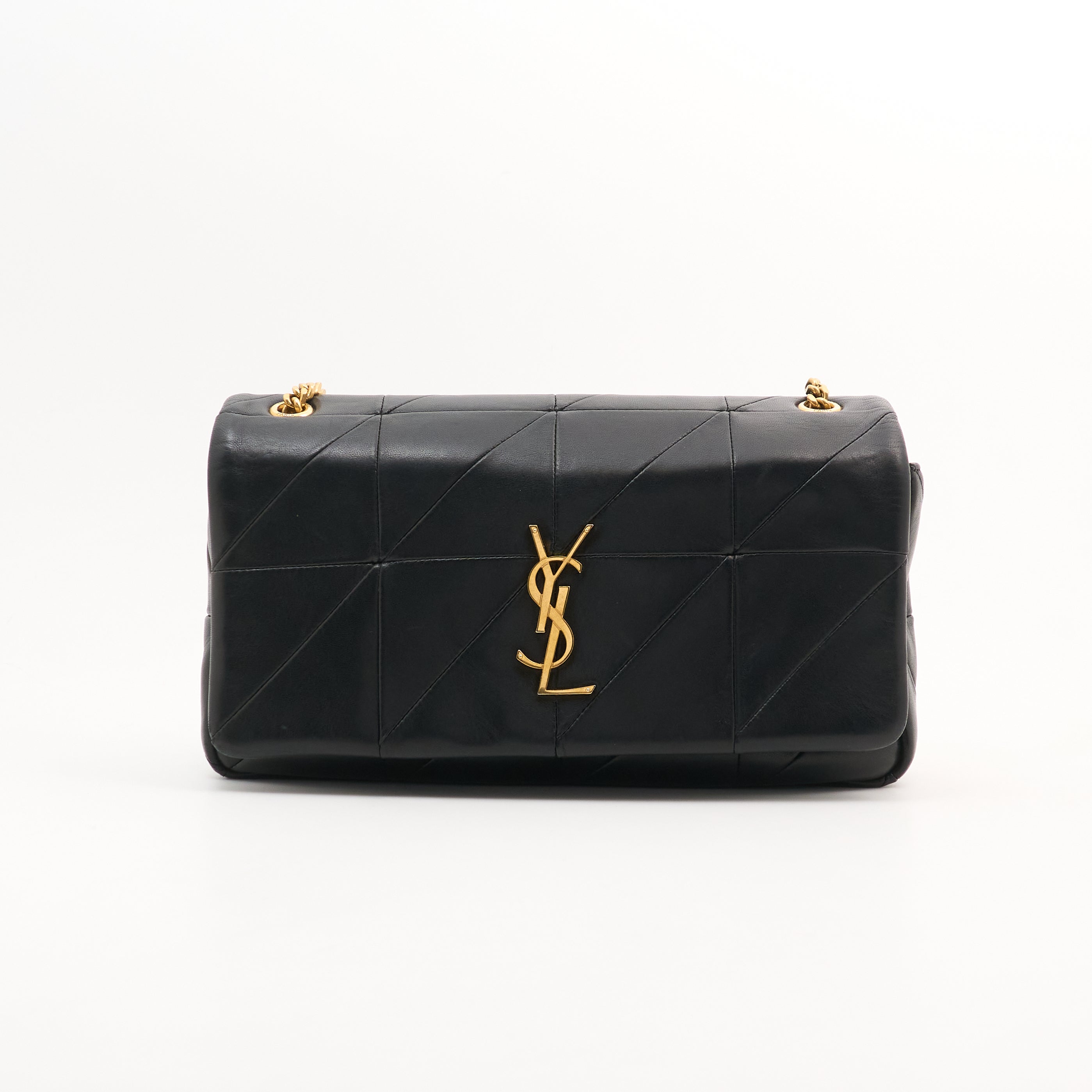 Saint Laurent Jamie Black Lambskin Shoulder Bag