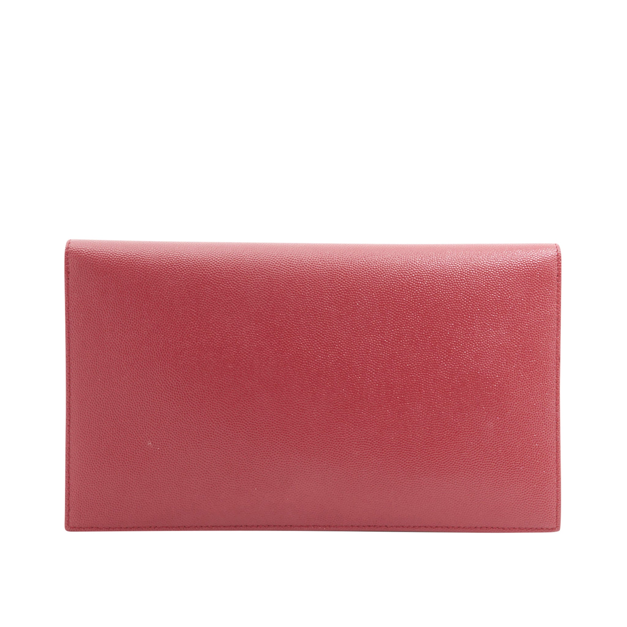 Saint Laurent Leather Uptown Clutch