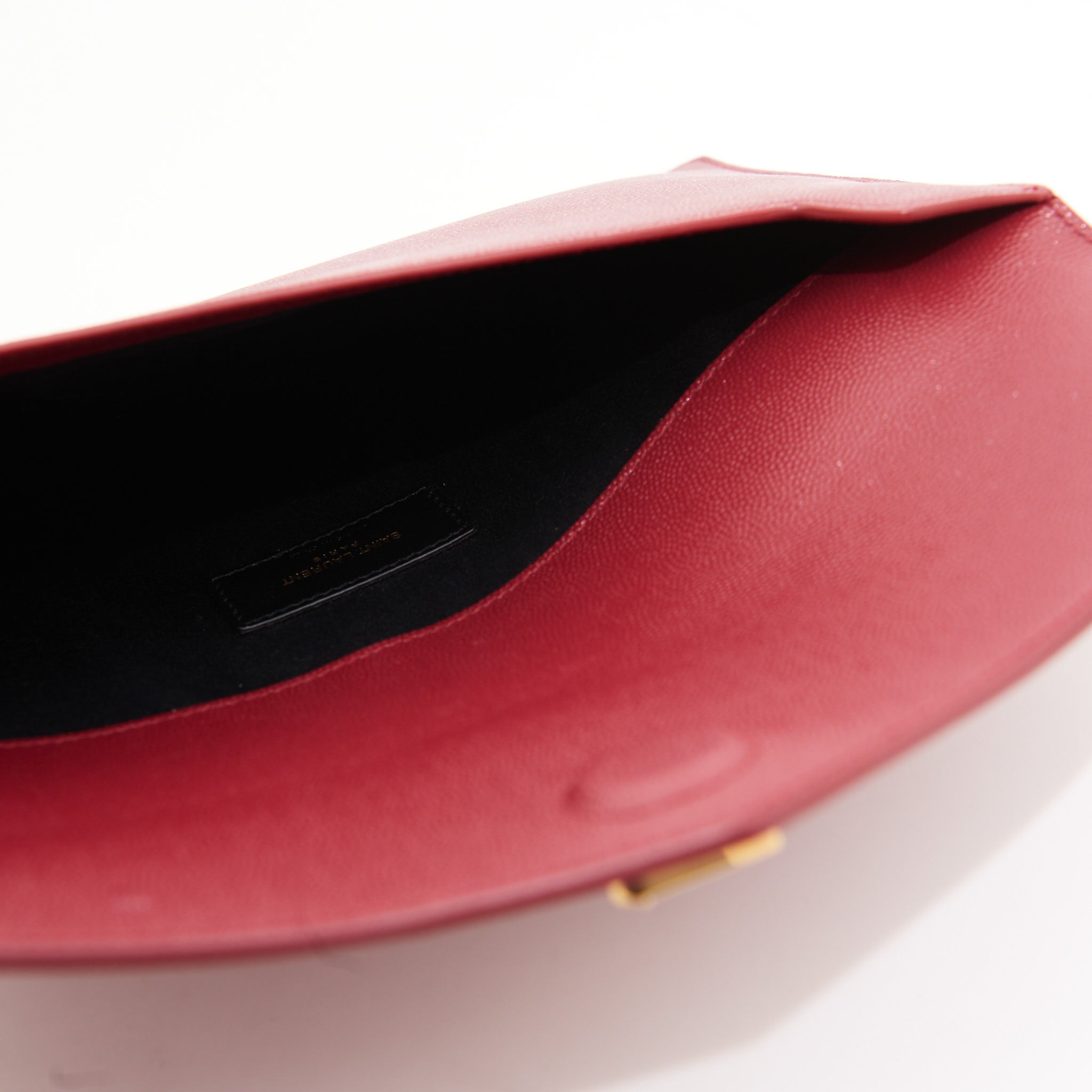 Saint Laurent Leather Uptown Clutch