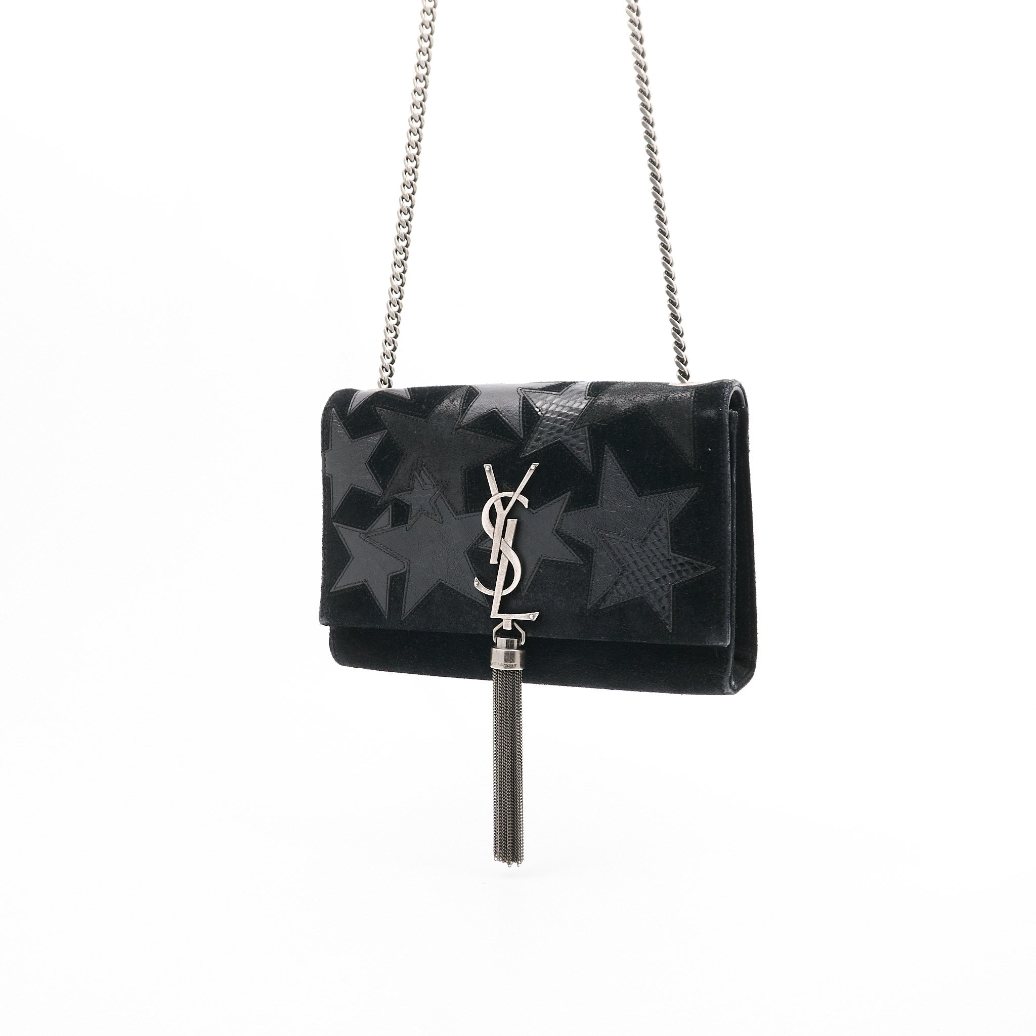 Saint Laurent Limited Edition Star Leather Kate Bag