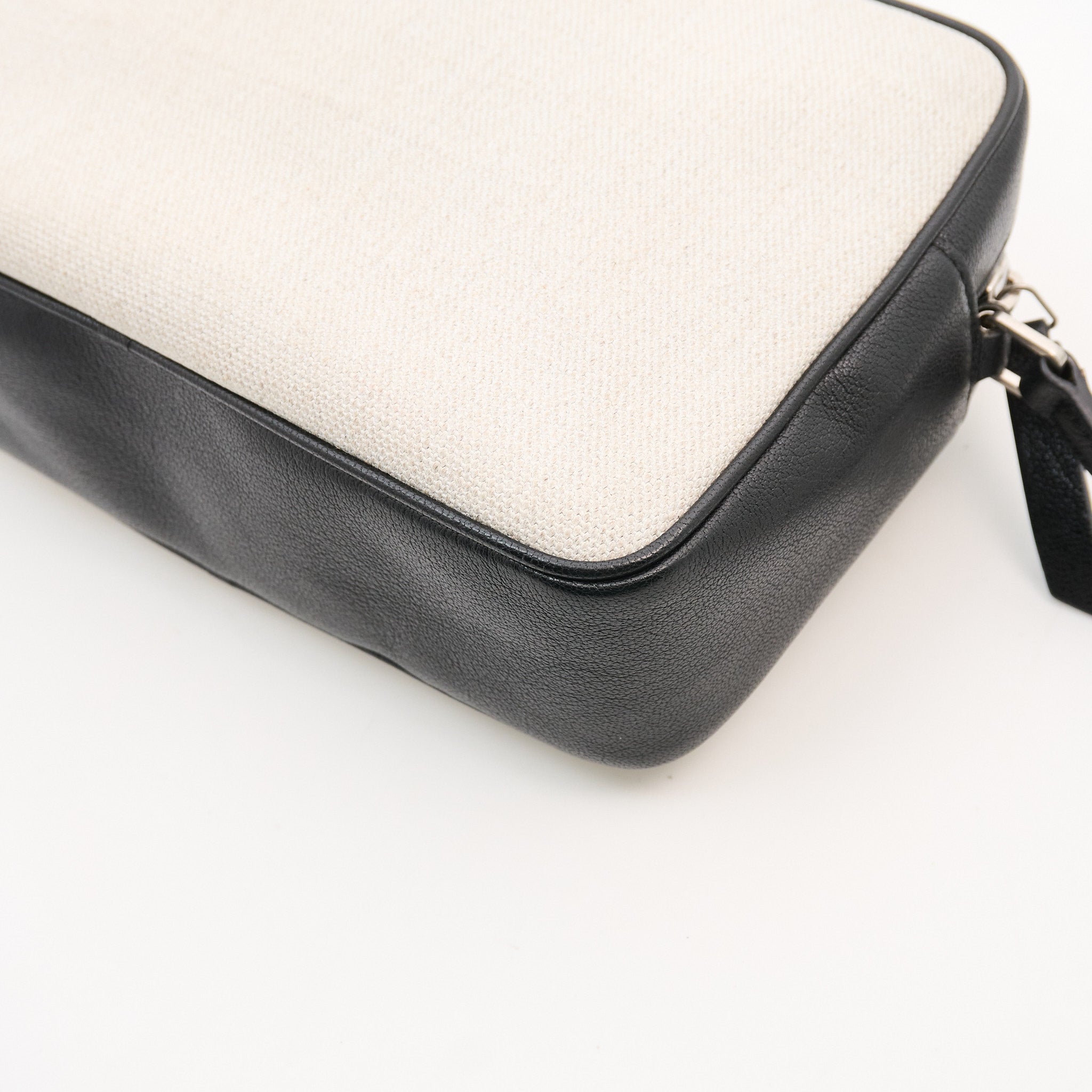 Saint Laurent Linen Canvas Lou Camera Bag