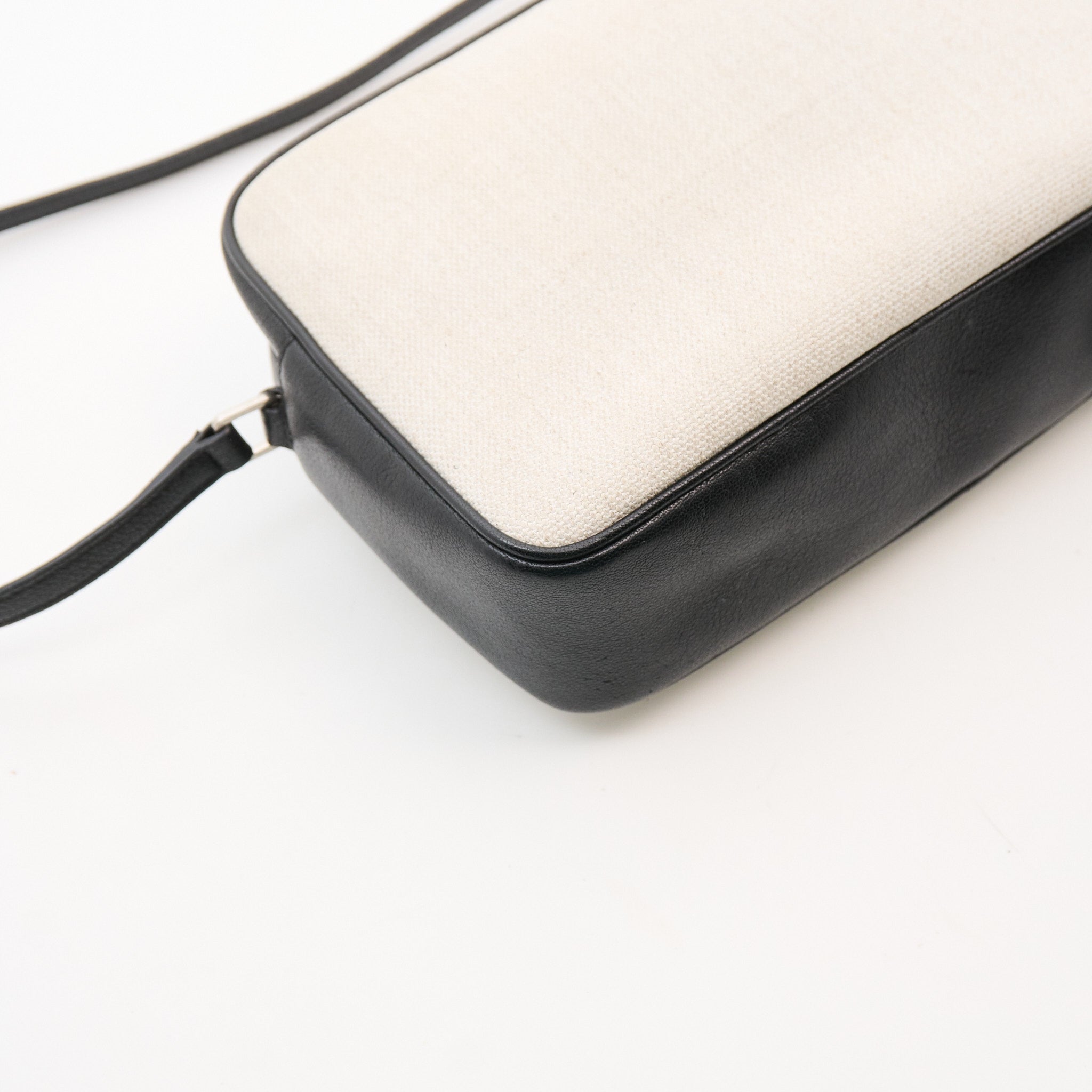 Saint Laurent Linen Canvas Lou Camera Bag