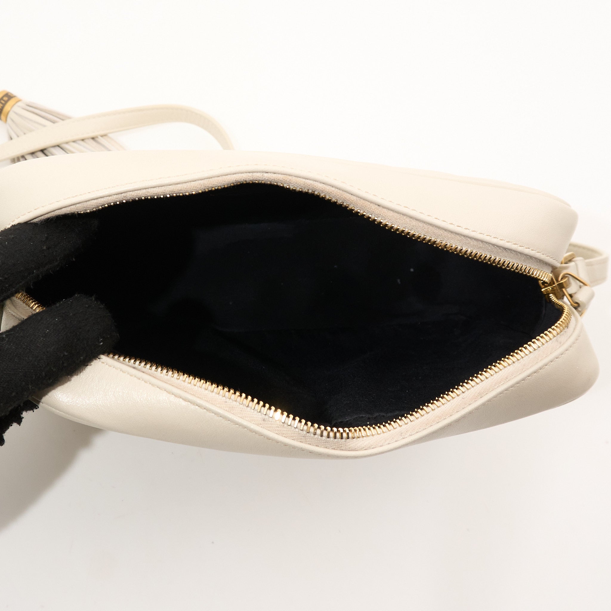 Saint Laurent Lou Camera Bag in Crema Soft