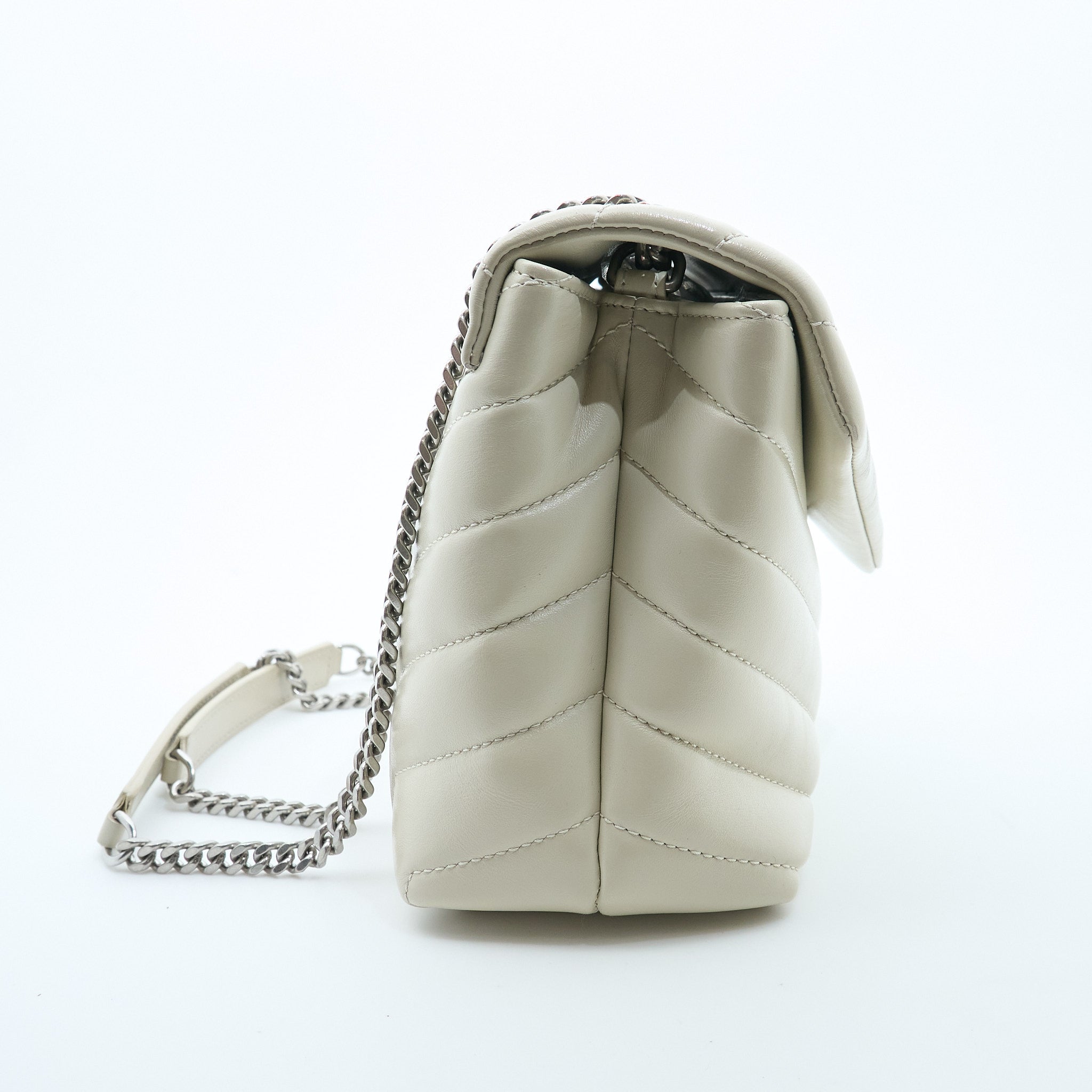 Saint Laurent Lou Lou Small Bag Crema Soft
