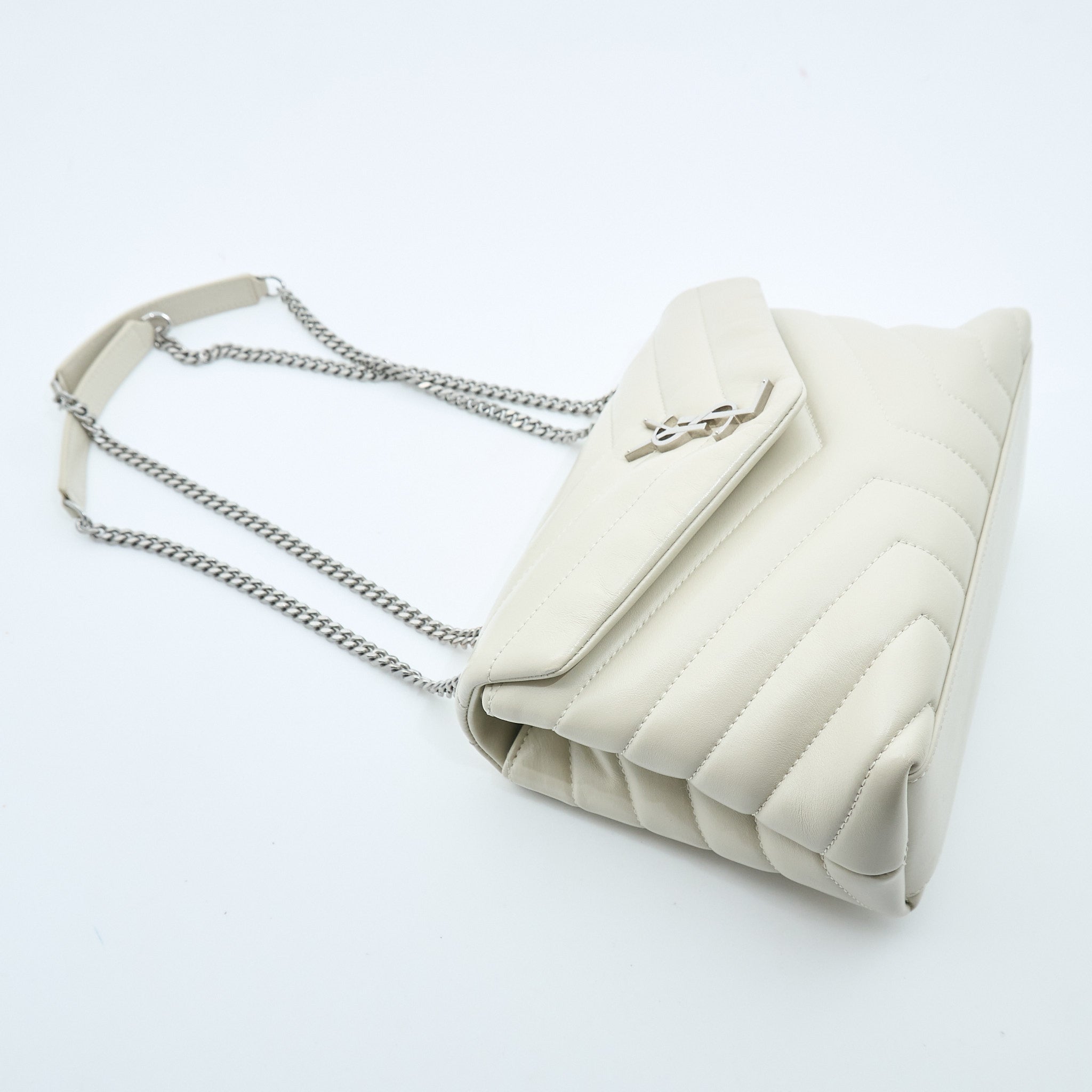 Saint Laurent Lou Lou Small Bag Crema Soft