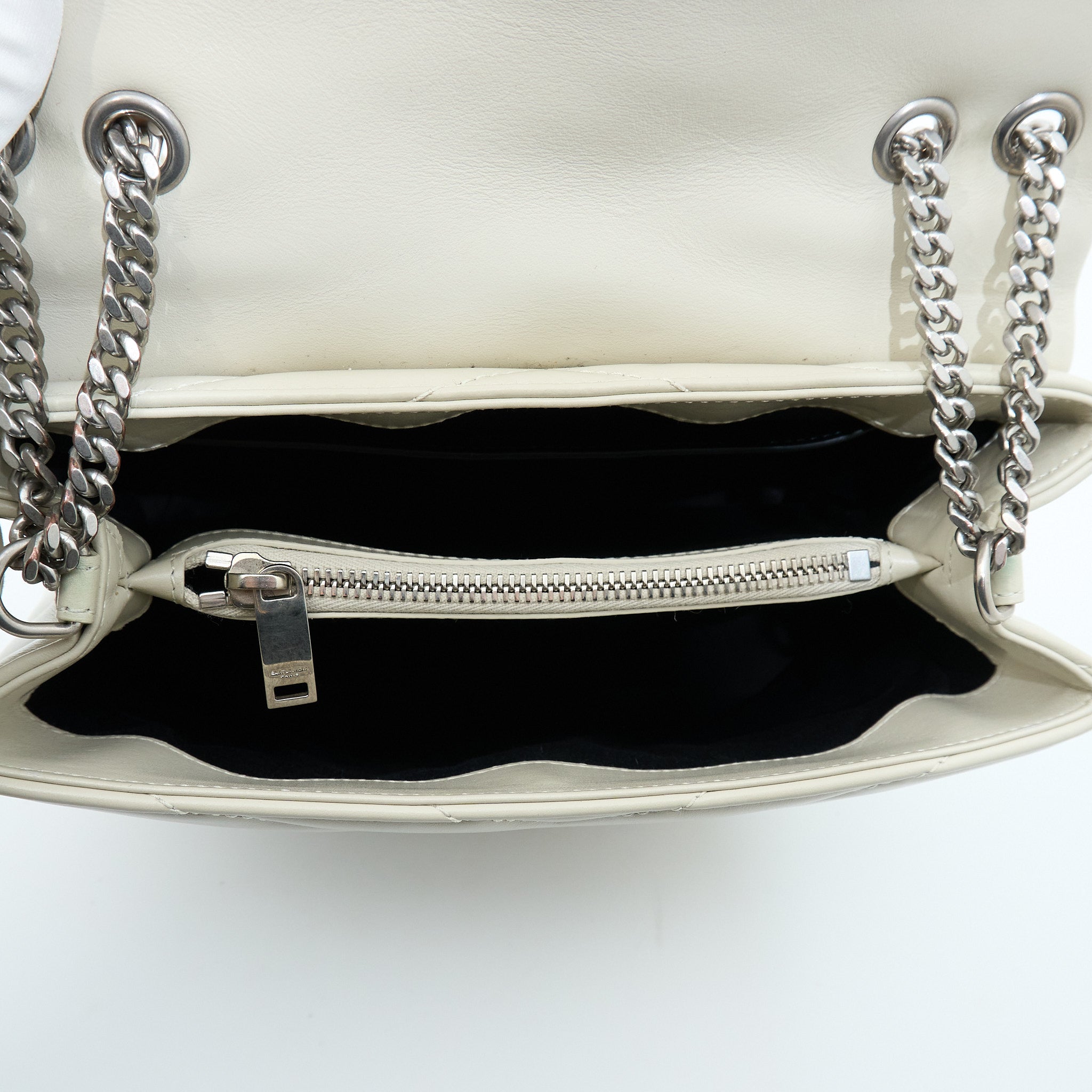 Saint Laurent Lou Lou Small Bag Crema Soft