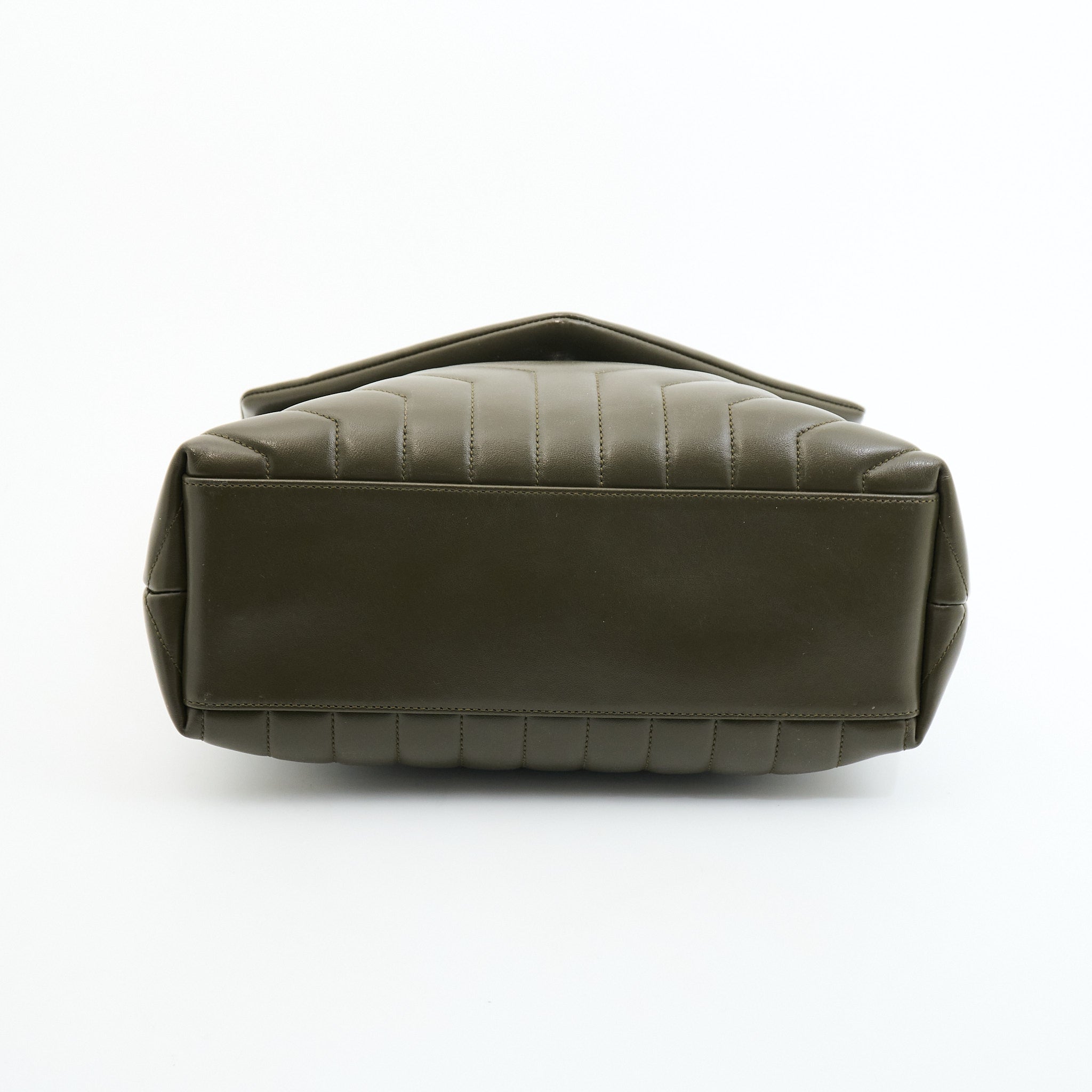 Saint Laurent Medium Lou Lou Handbag in Olive Green