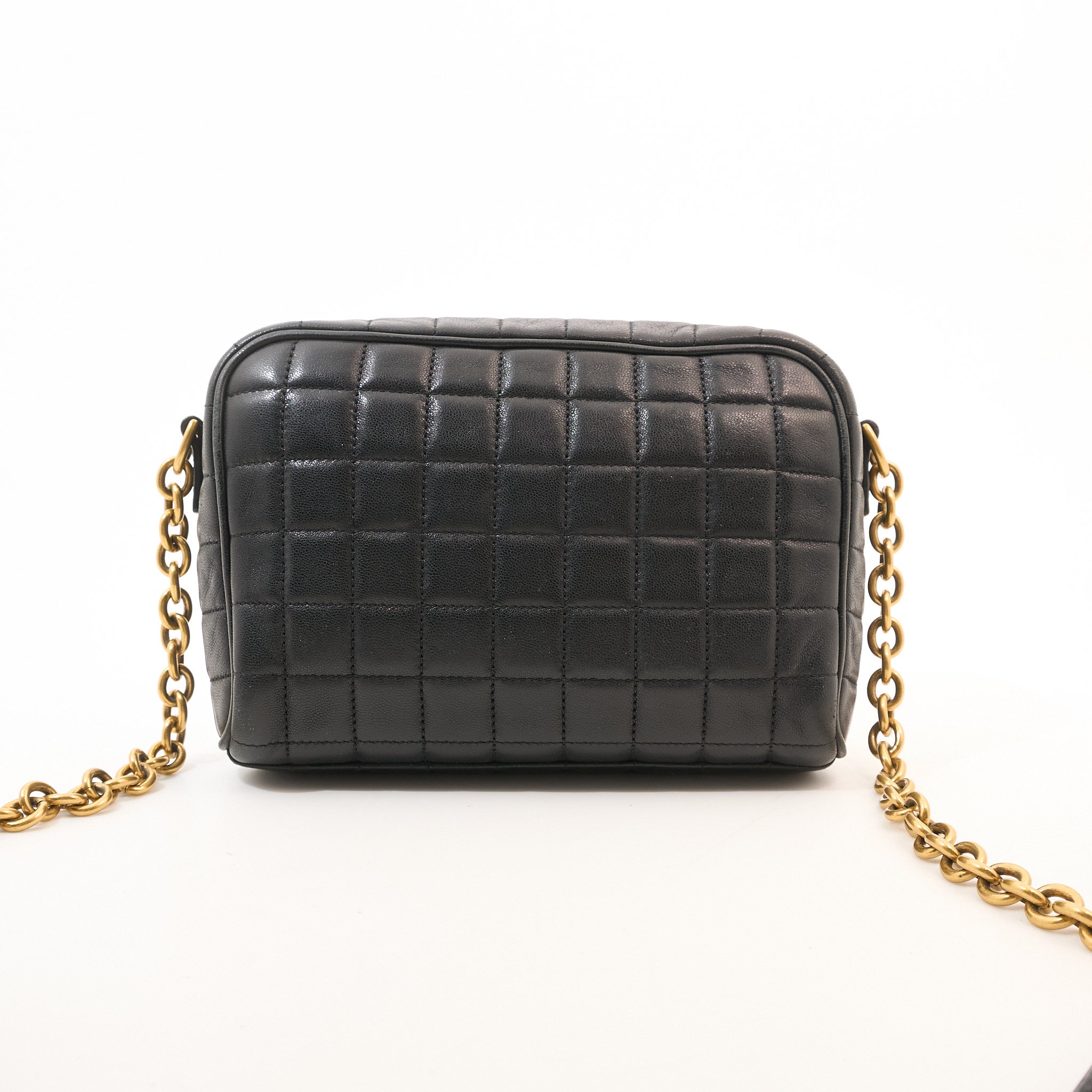 Saint Laurent Cassandre Matelasse Carre Black Camera Bag