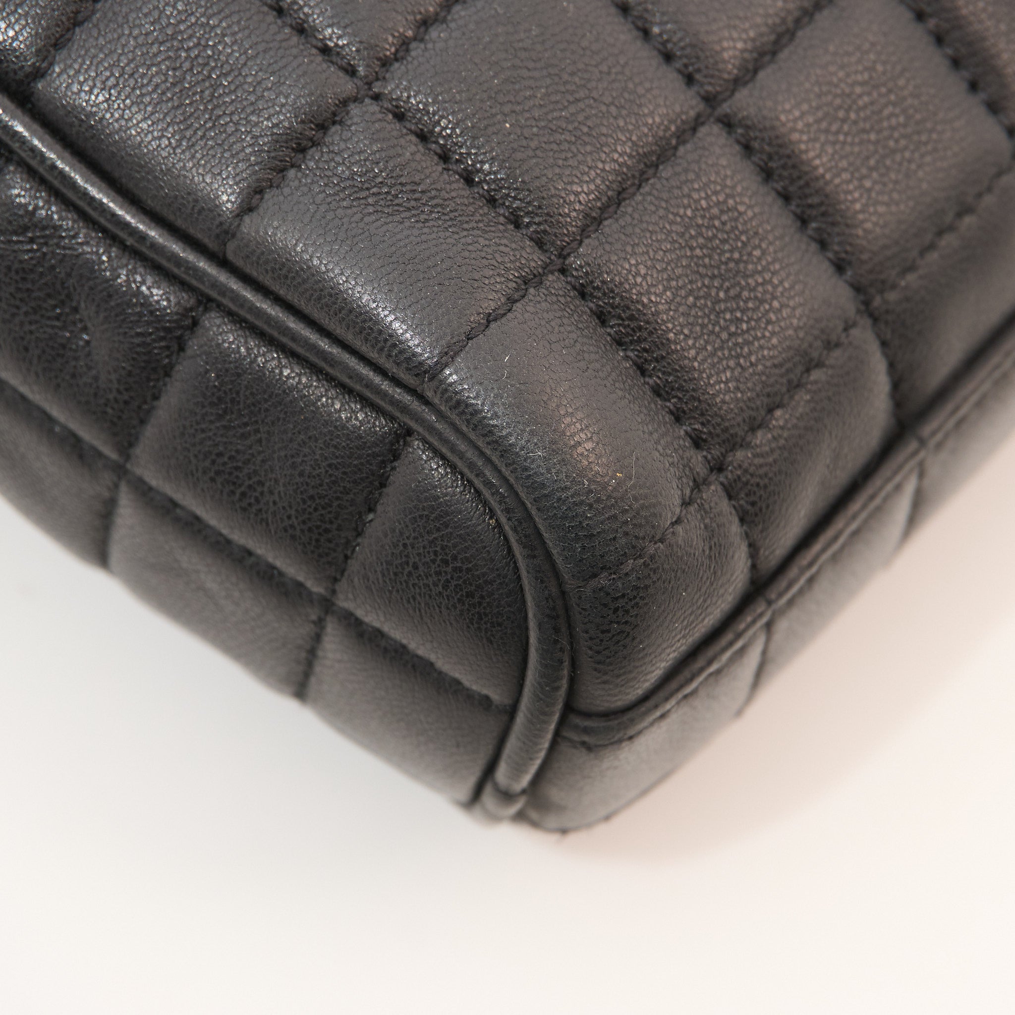 Saint Laurent Cassandre Matelasse Carre Black Camera Bag