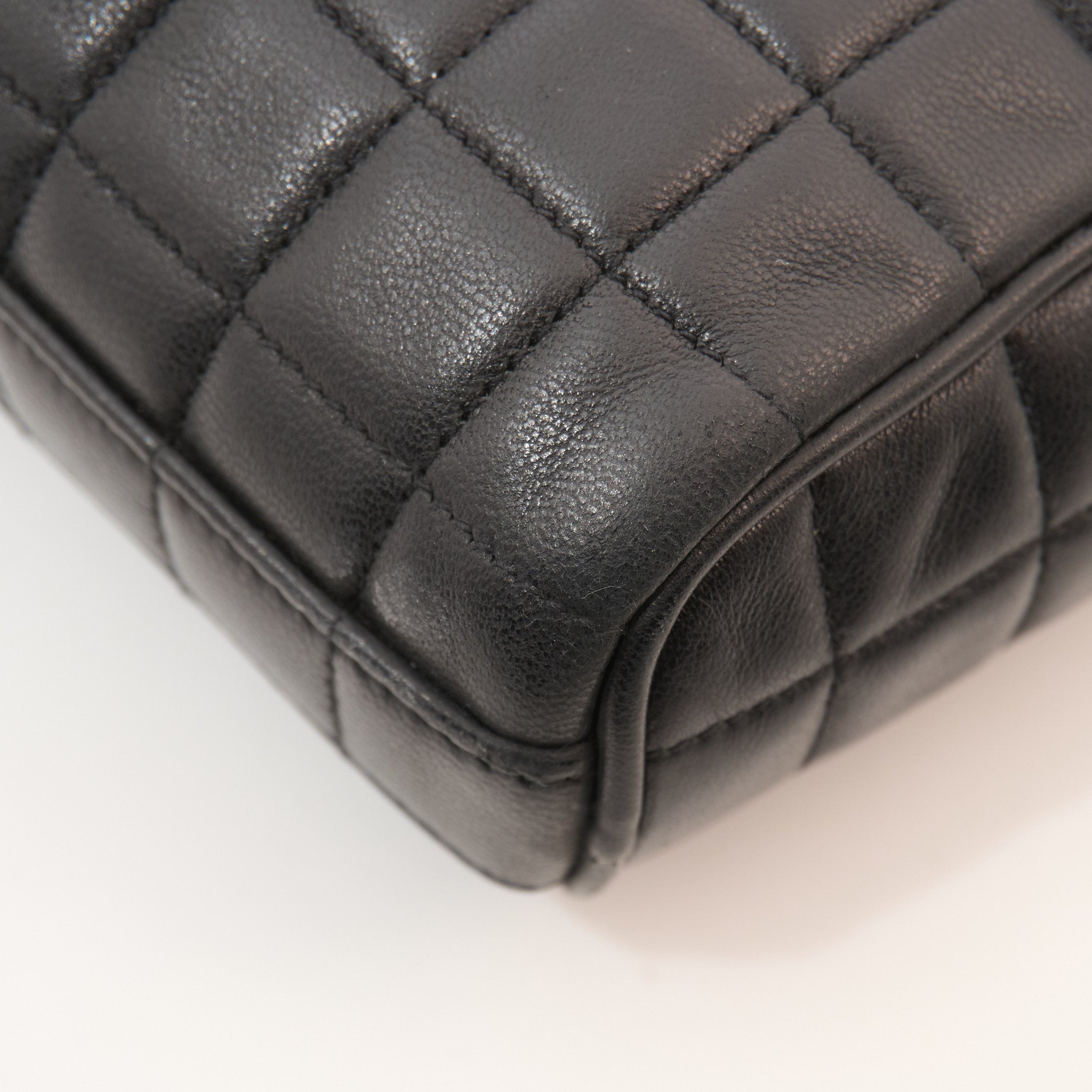 Saint Laurent Cassandre Matelasse Carre Black Camera Bag