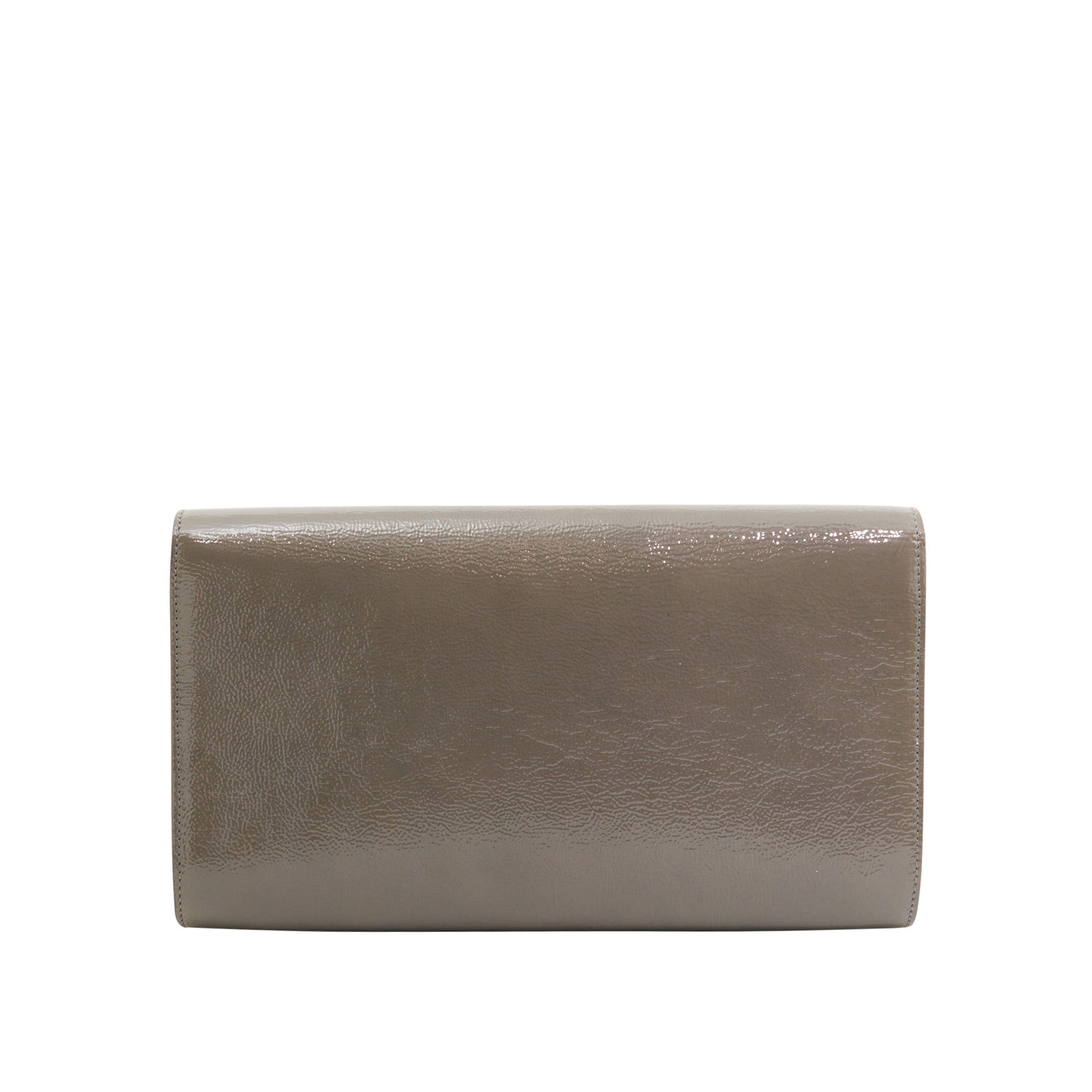 Saint Laurent Patent Belle du Jour in Grey