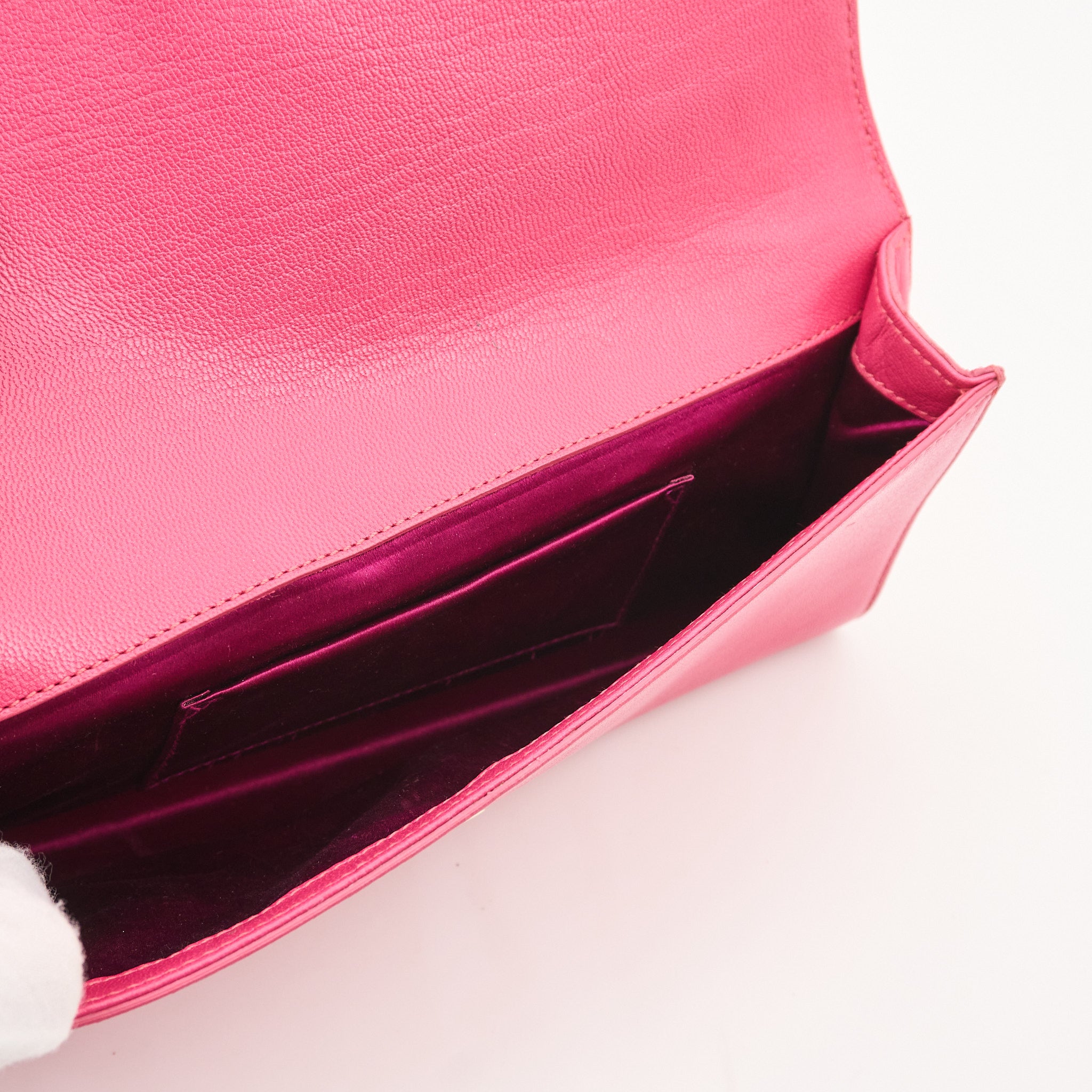 Saint Laurent Pink Clutch Bag
