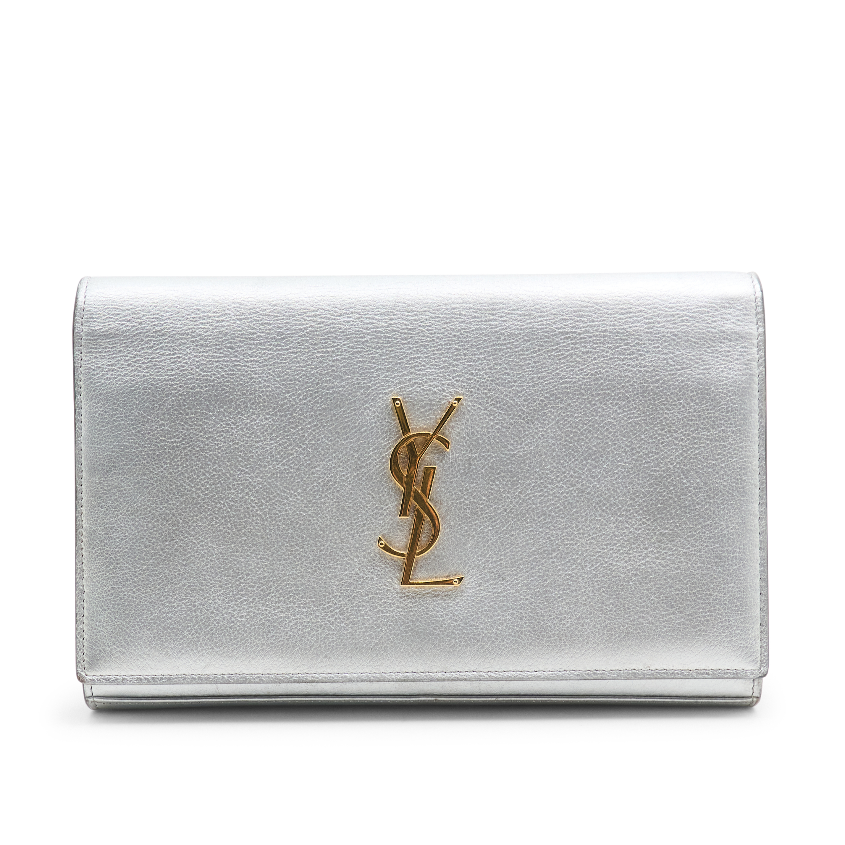 Saint Laurent Silver Kate Bag