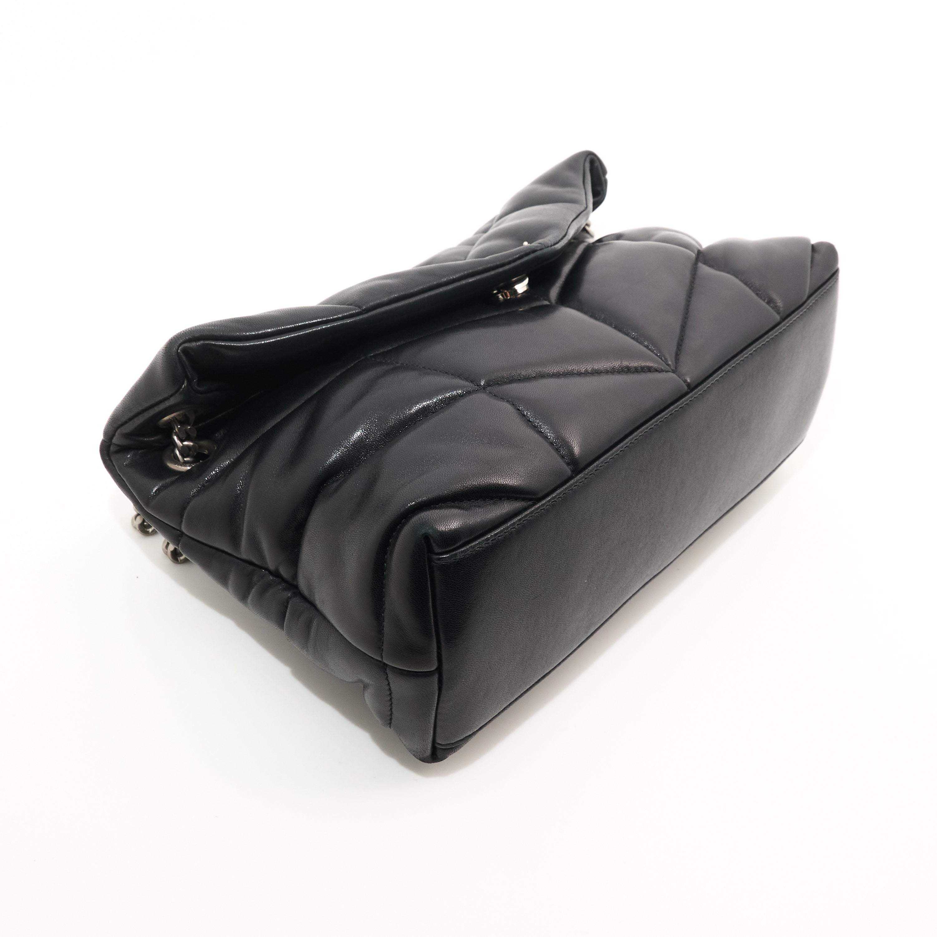 Saint Laurent Small Lou Lou Puffer Black Bag