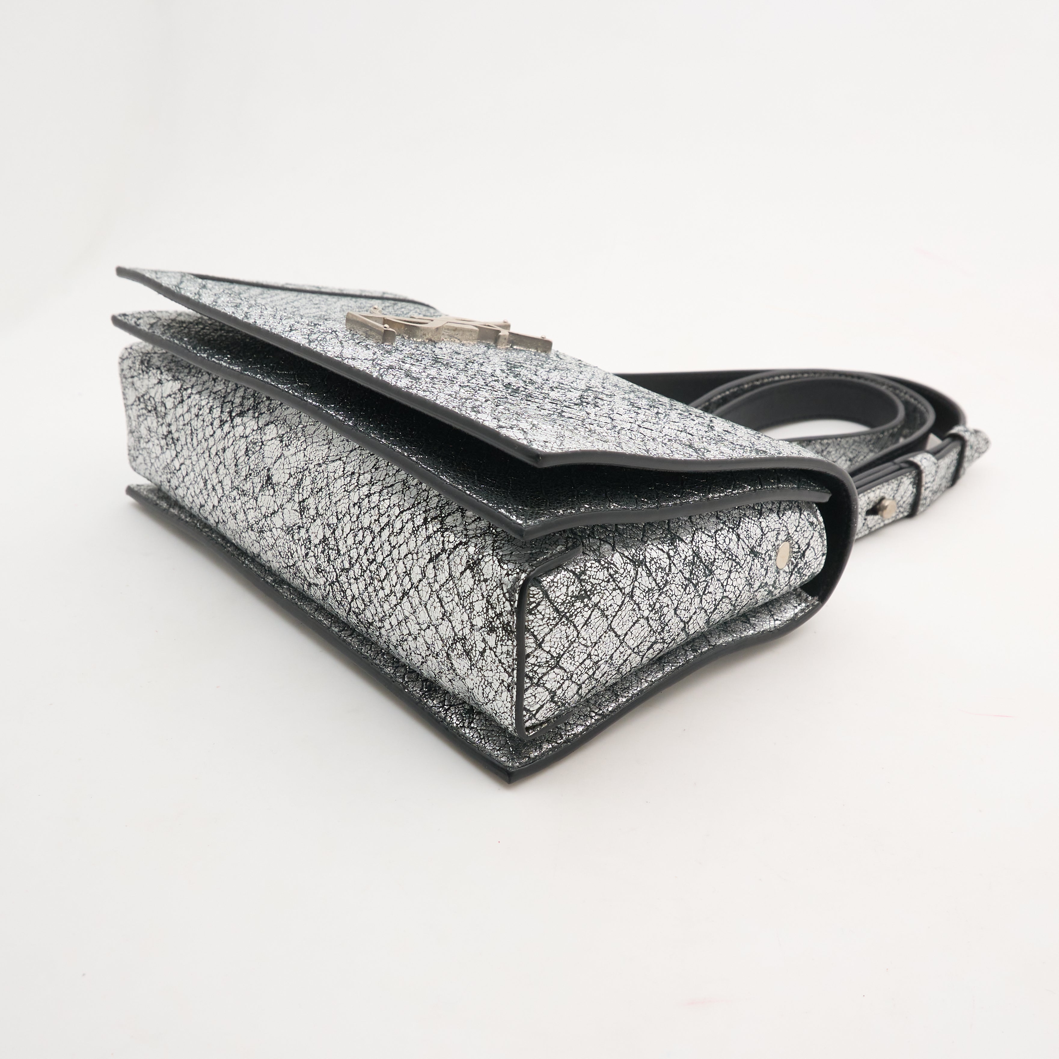 Saint Laurent Sunset Metallic Python Embossed Bag