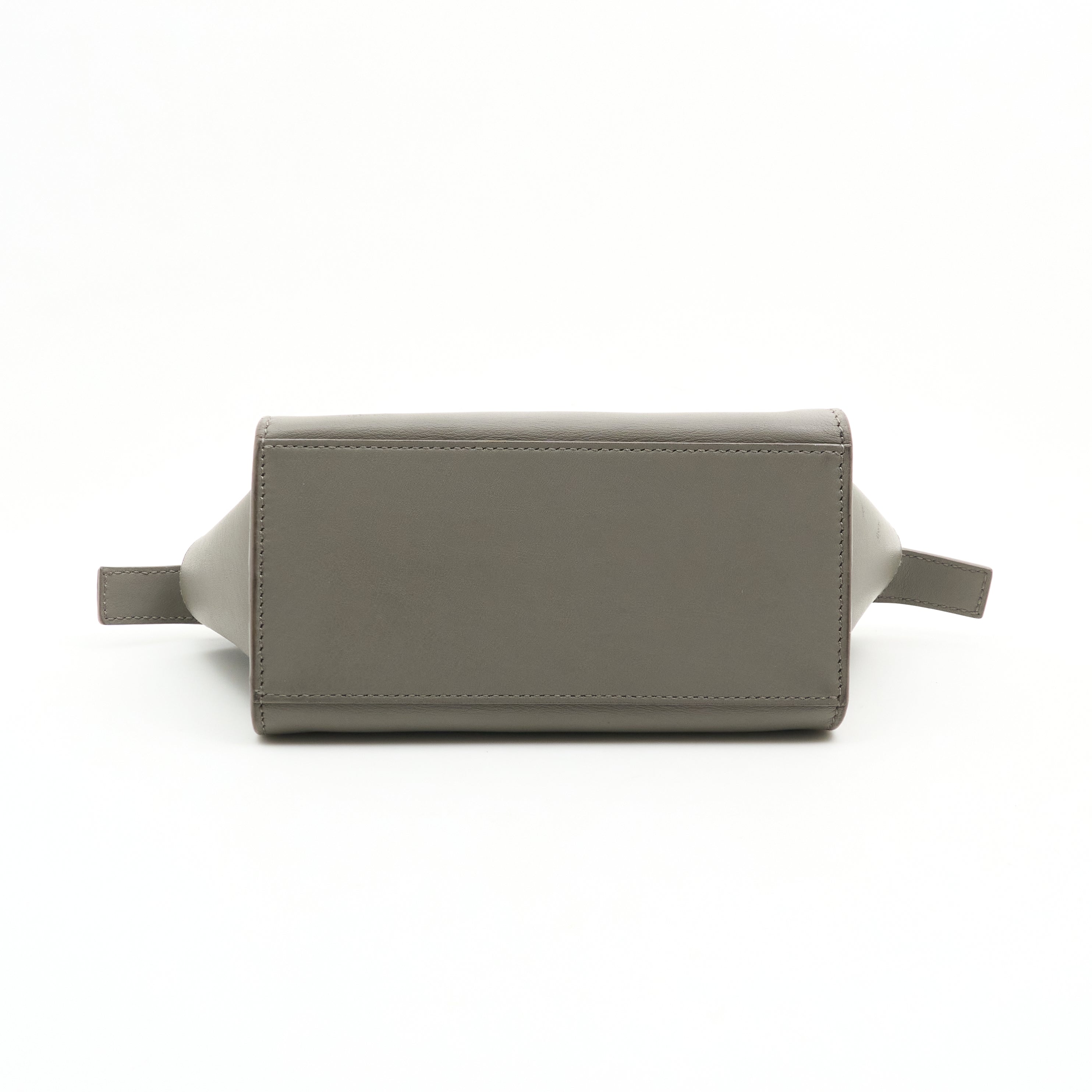 Saint Laurent Toy Cabas Bag In Grey Leather