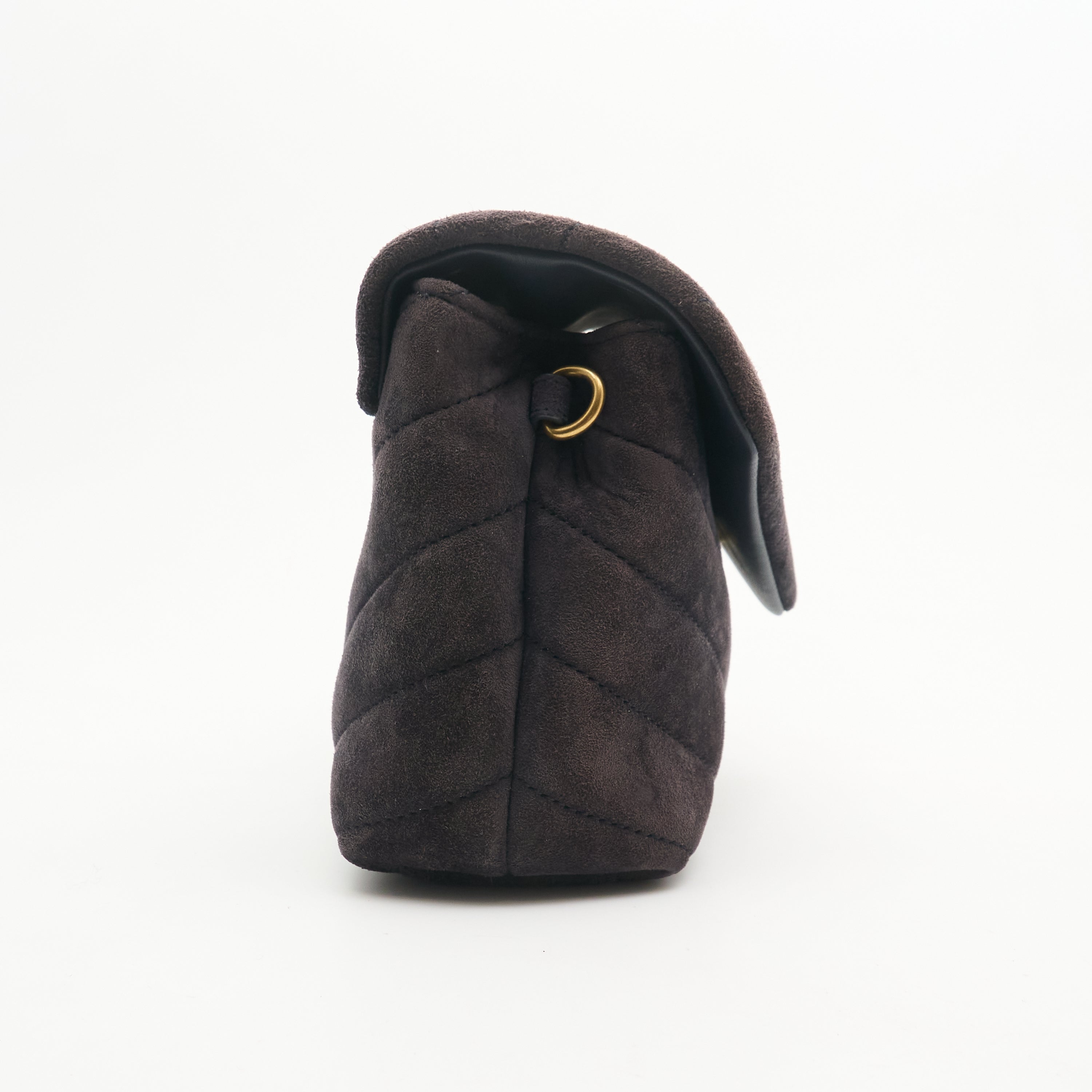 Saint Laurent Toy Loulou Navy Suede Bag