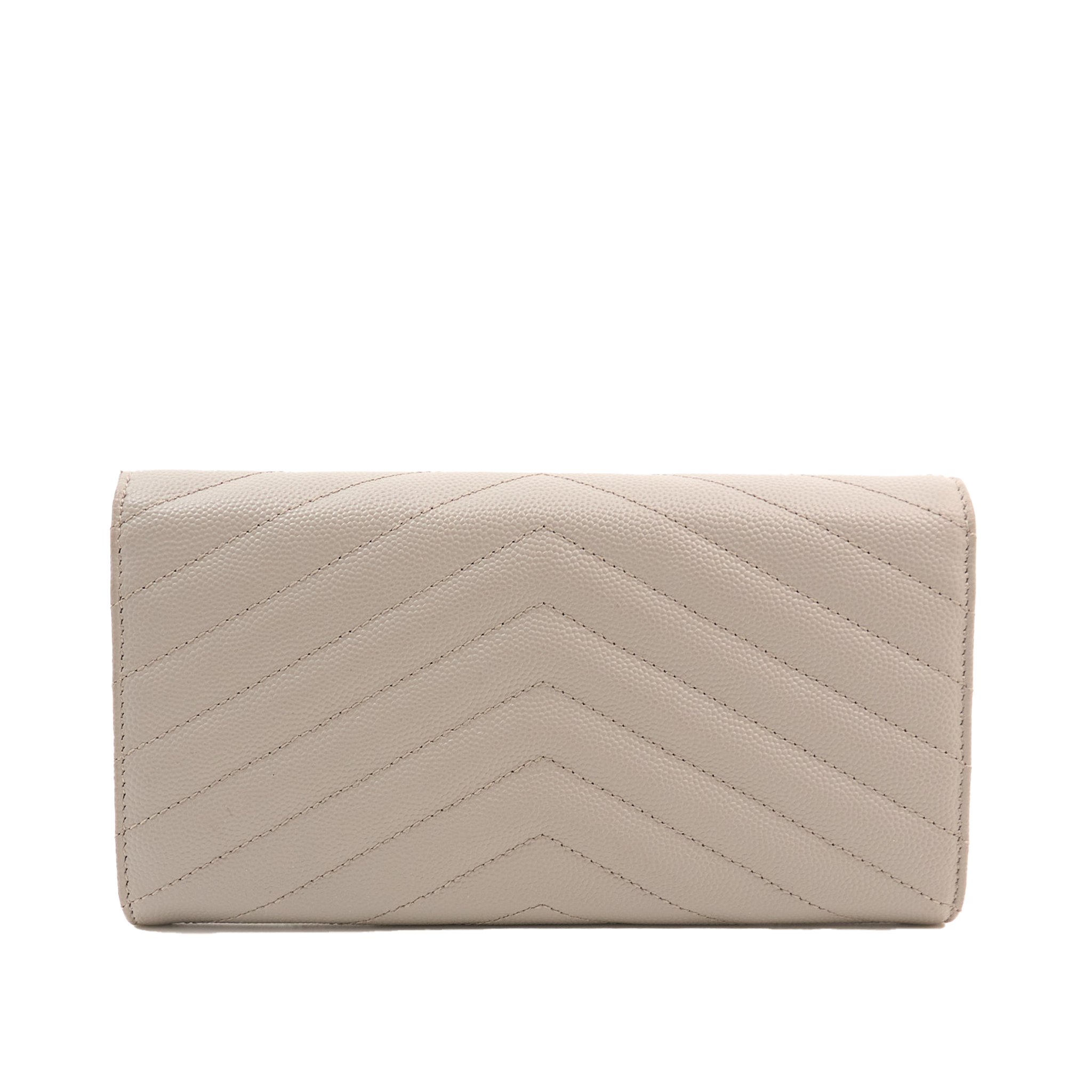 Saint Laurent Cassandre Envelope Wallet Grey