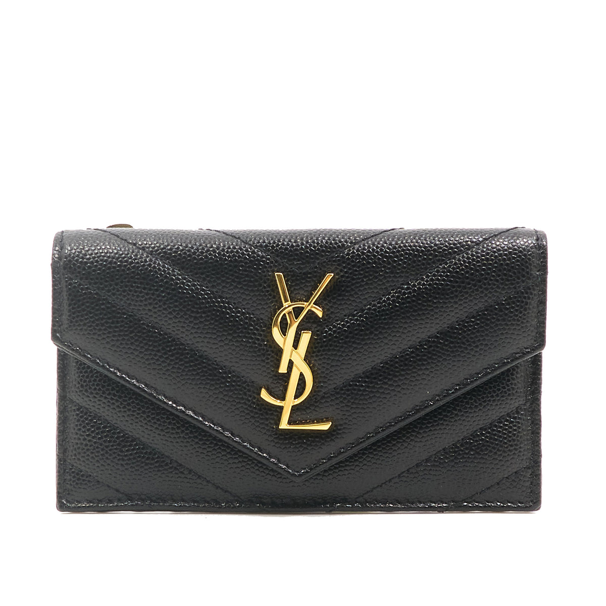 Saint Laurent Black Zip Wallet