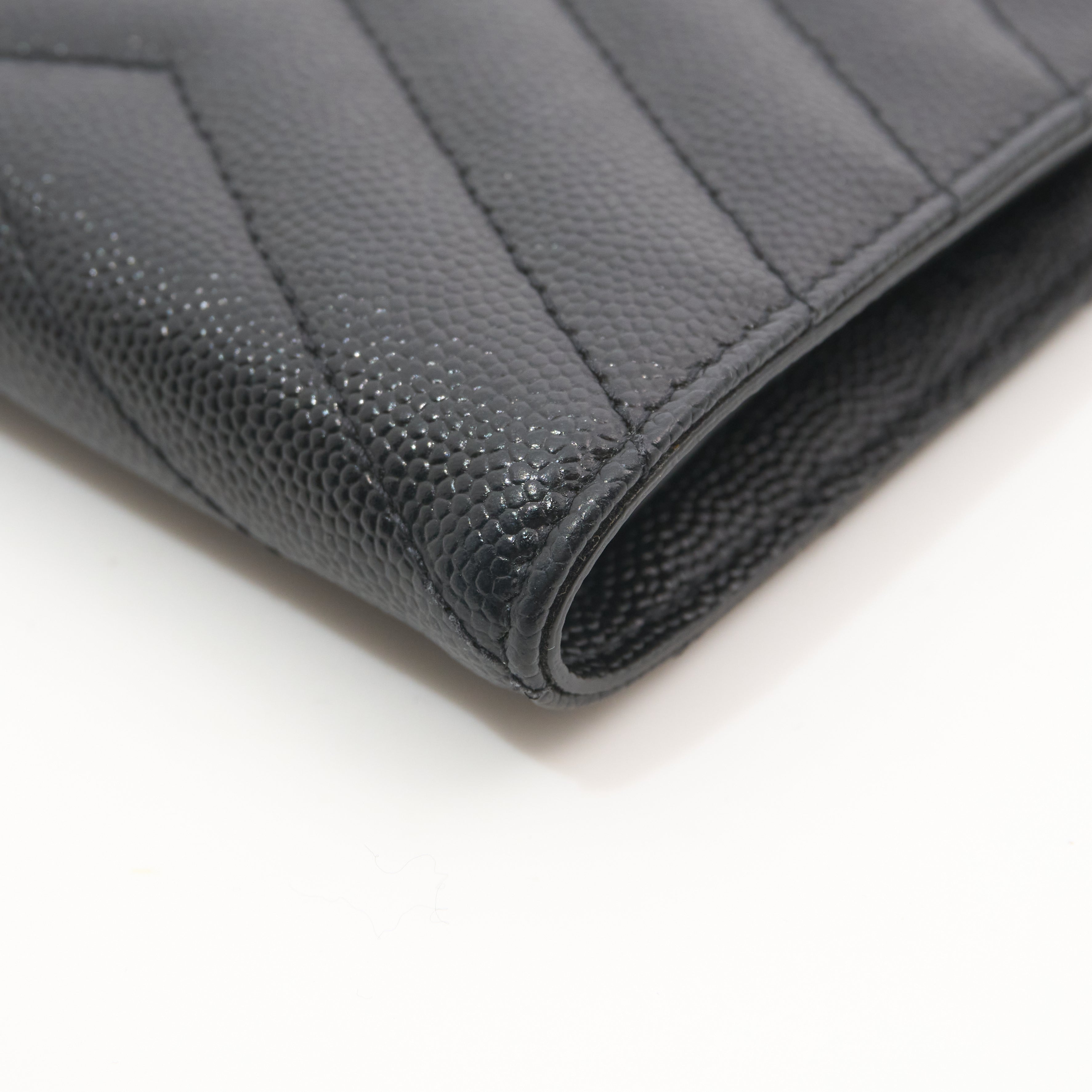 Saint Laurent Black Bi-Fold Wallet