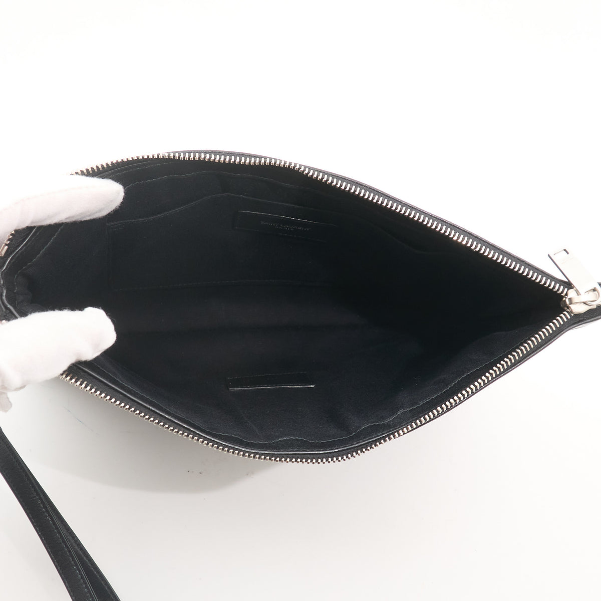 Saint Laurent Rive Gauche Zip Clutch