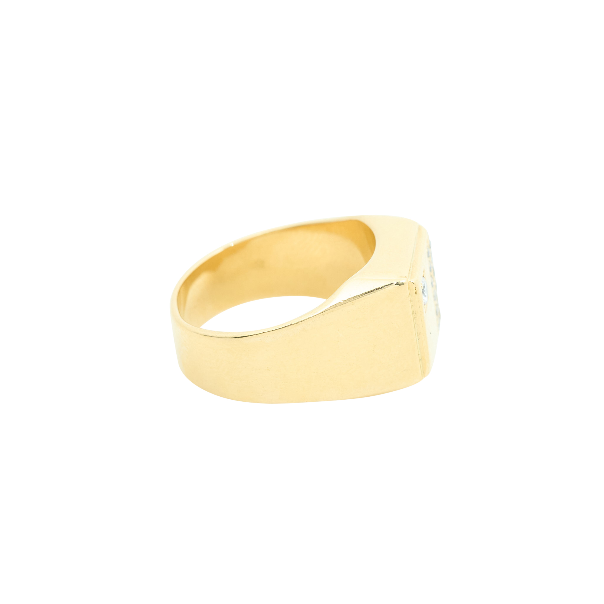 18ct Gold & Diamond Signet Ring