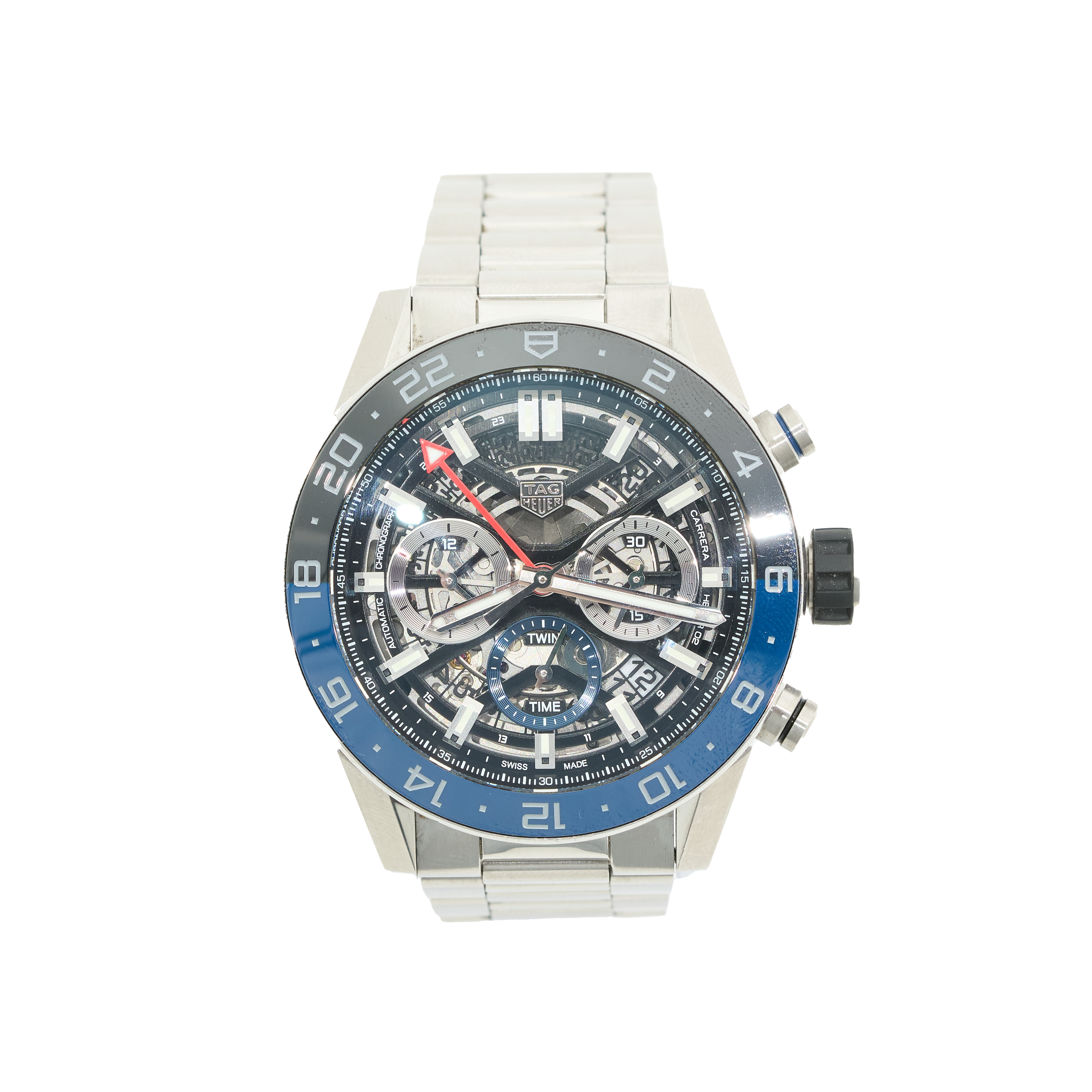 TAG Heuer Carrera Chronograph Twin-Time Automatic 45mm