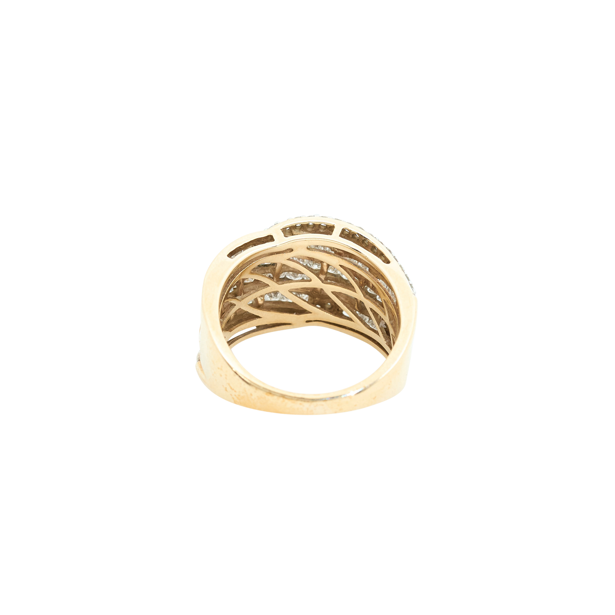 Zamels 9ct Yellow Gold & Diamonds Ring