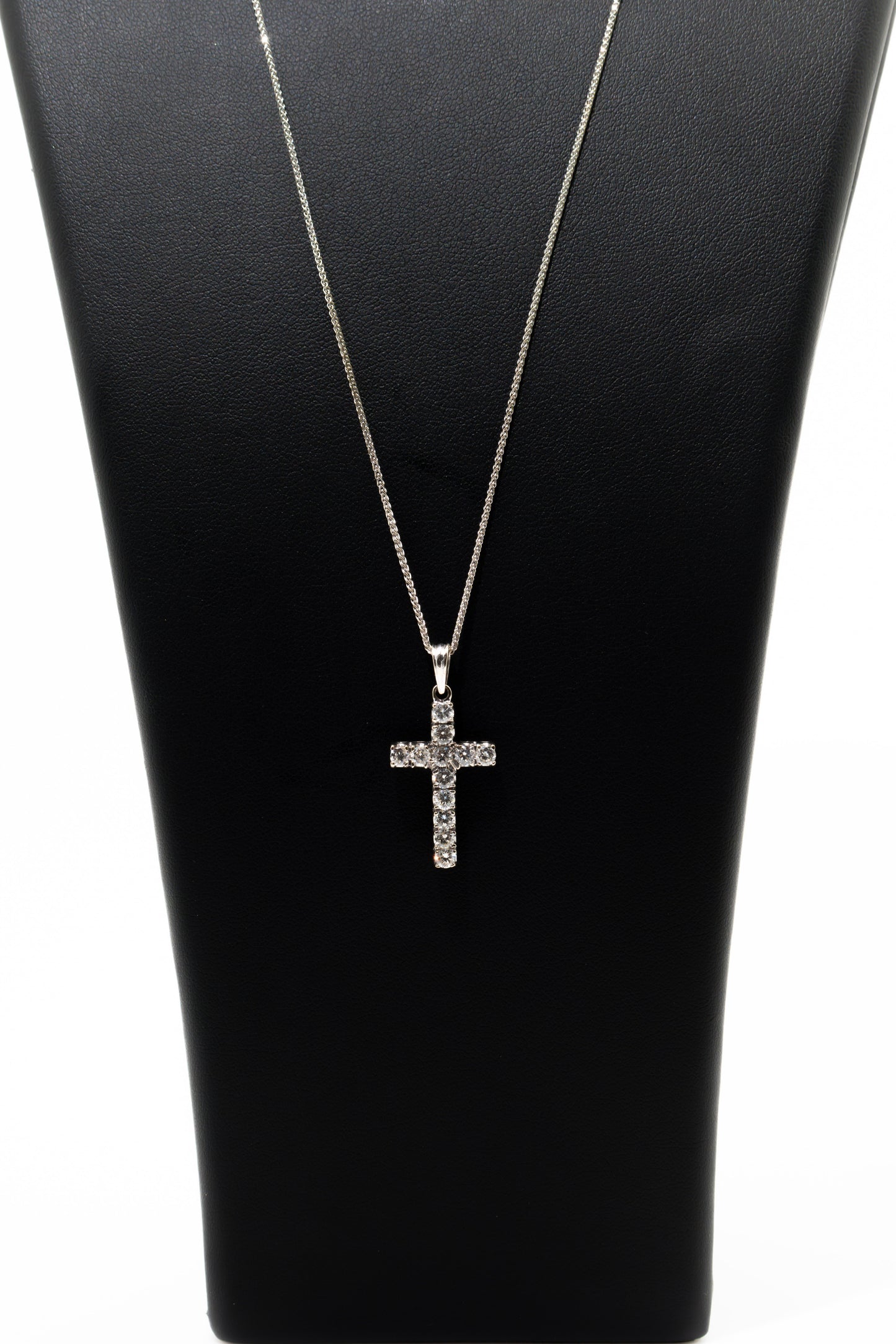 Custom Diamond Cross with necklace