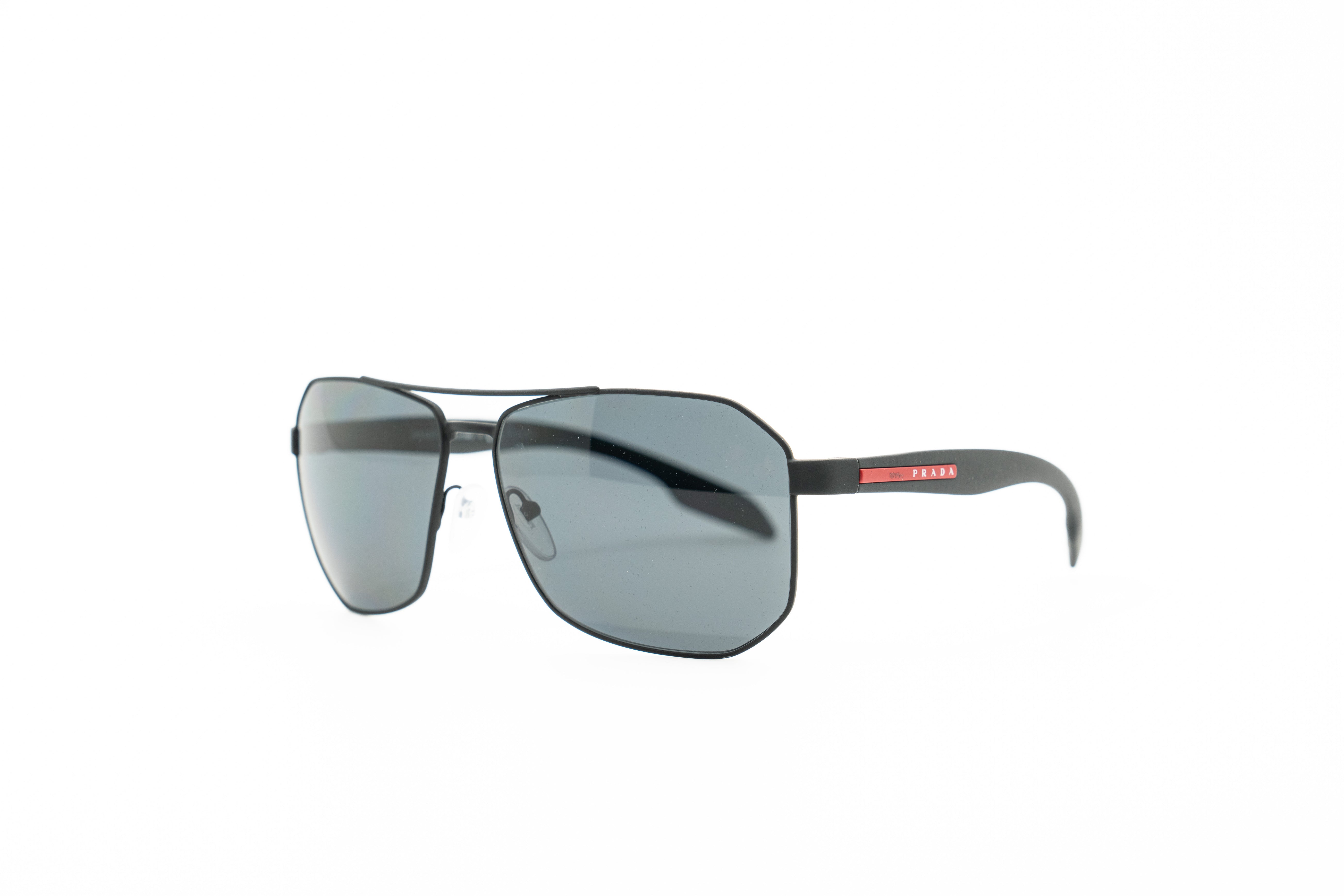 Prada DG0-5Z1 Stainless Steel Sunglasses in Black